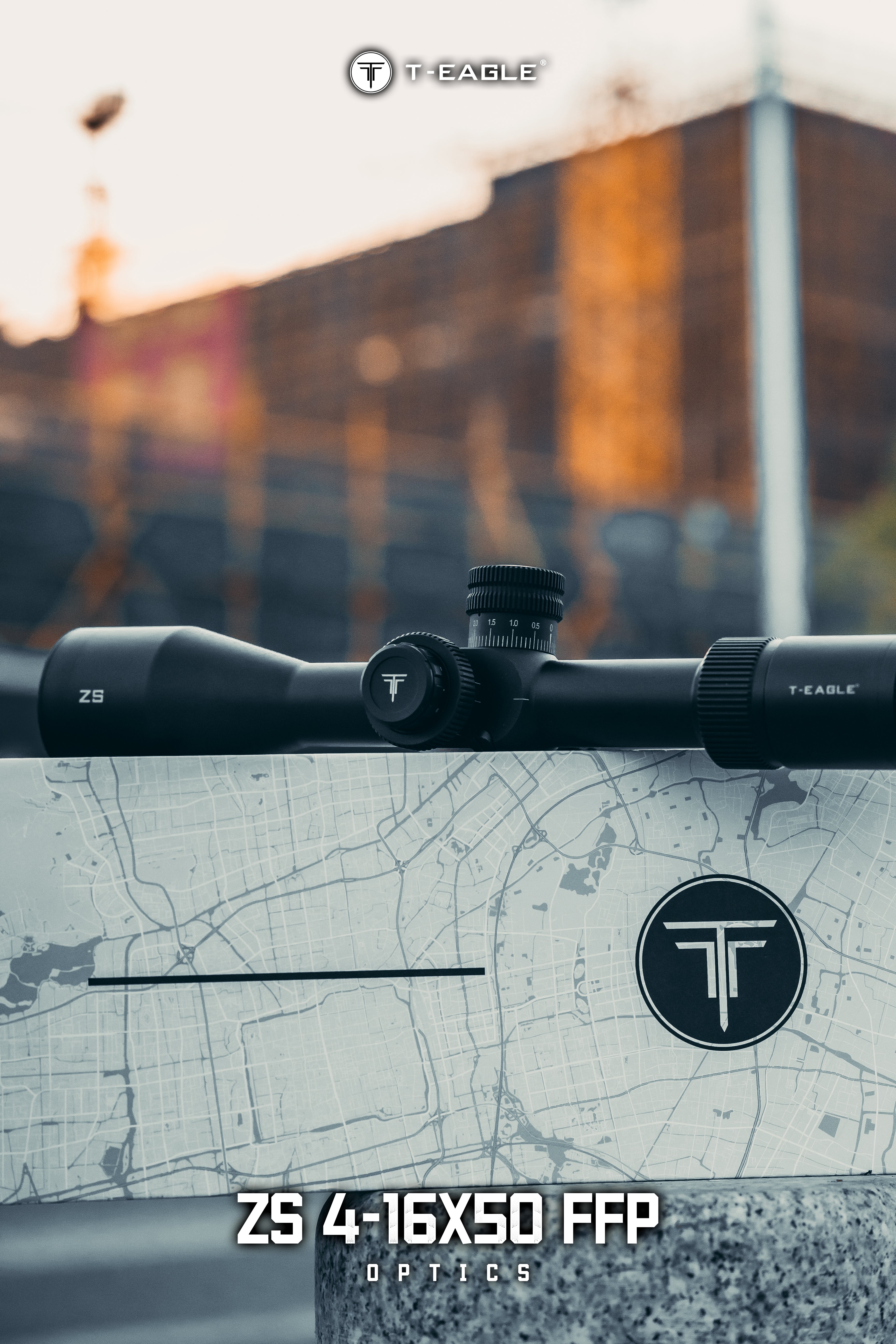 T-Eagle Long Range Riflescope ZS4-16X50 FFP 1/10 MRAD