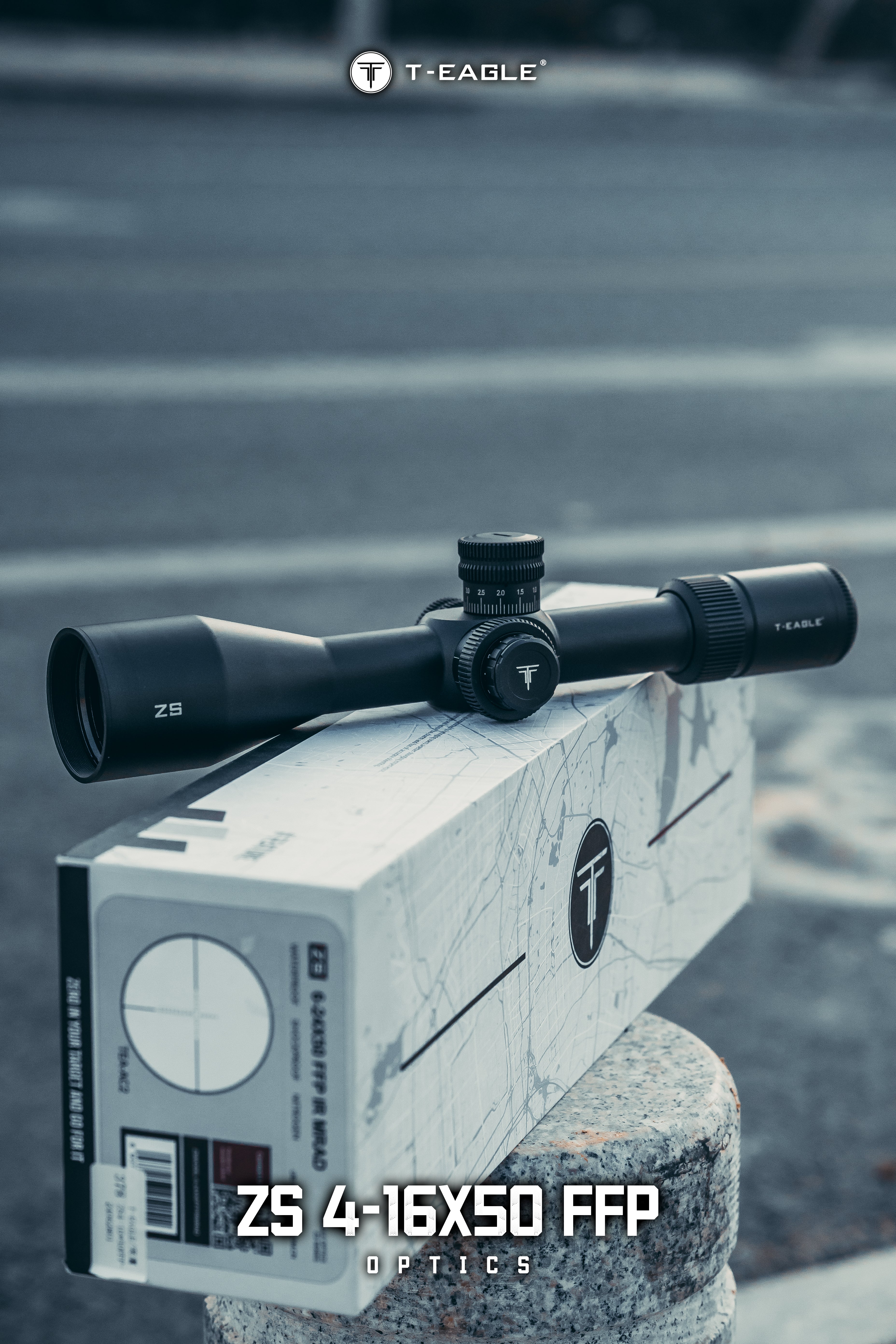 T-Eagle Long Range Riflescope ZS4-16X50 FFP 1/10 MRAD