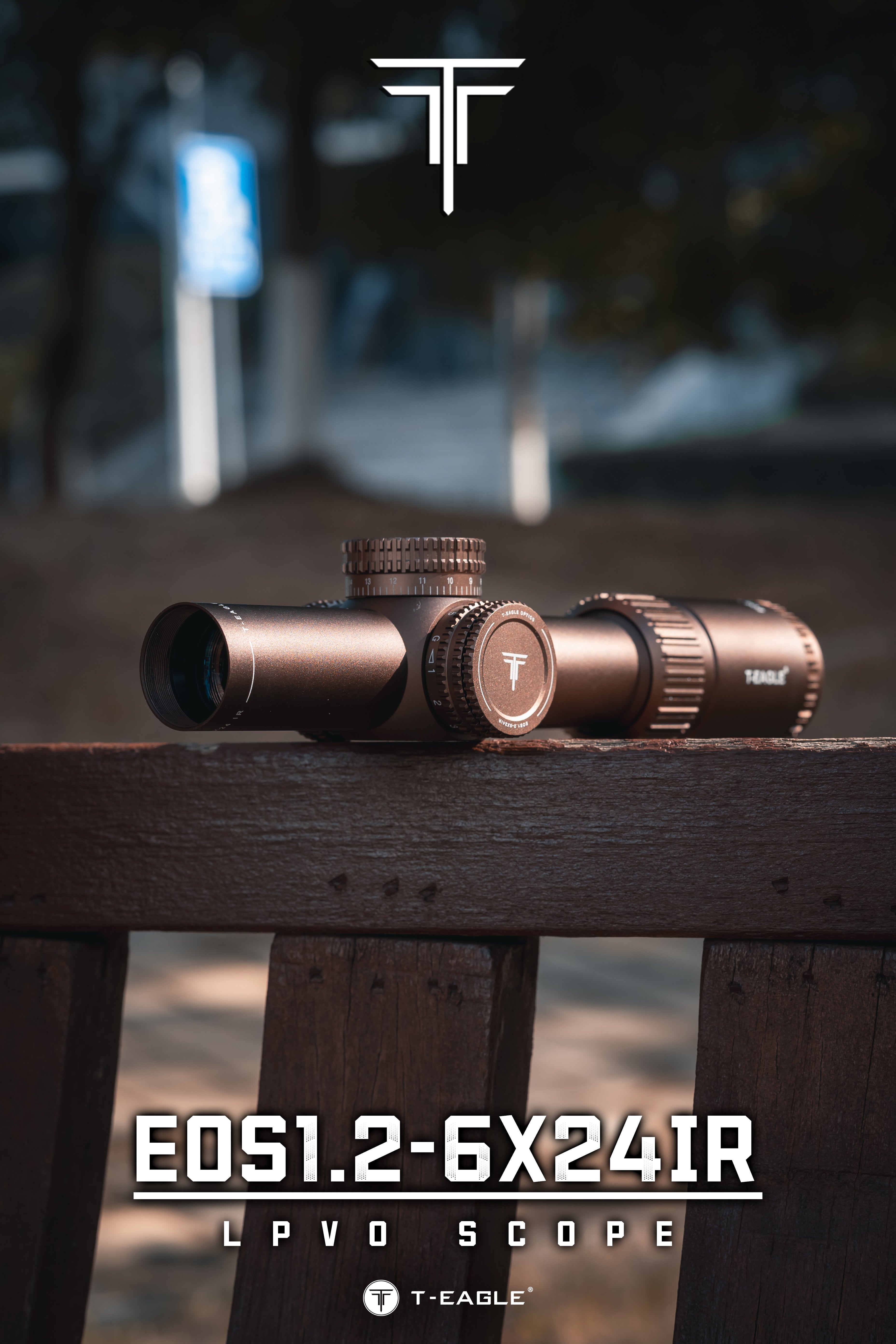 T-EAGLE EOS 1.2-6X24IR-Tan LPVO Riflescope