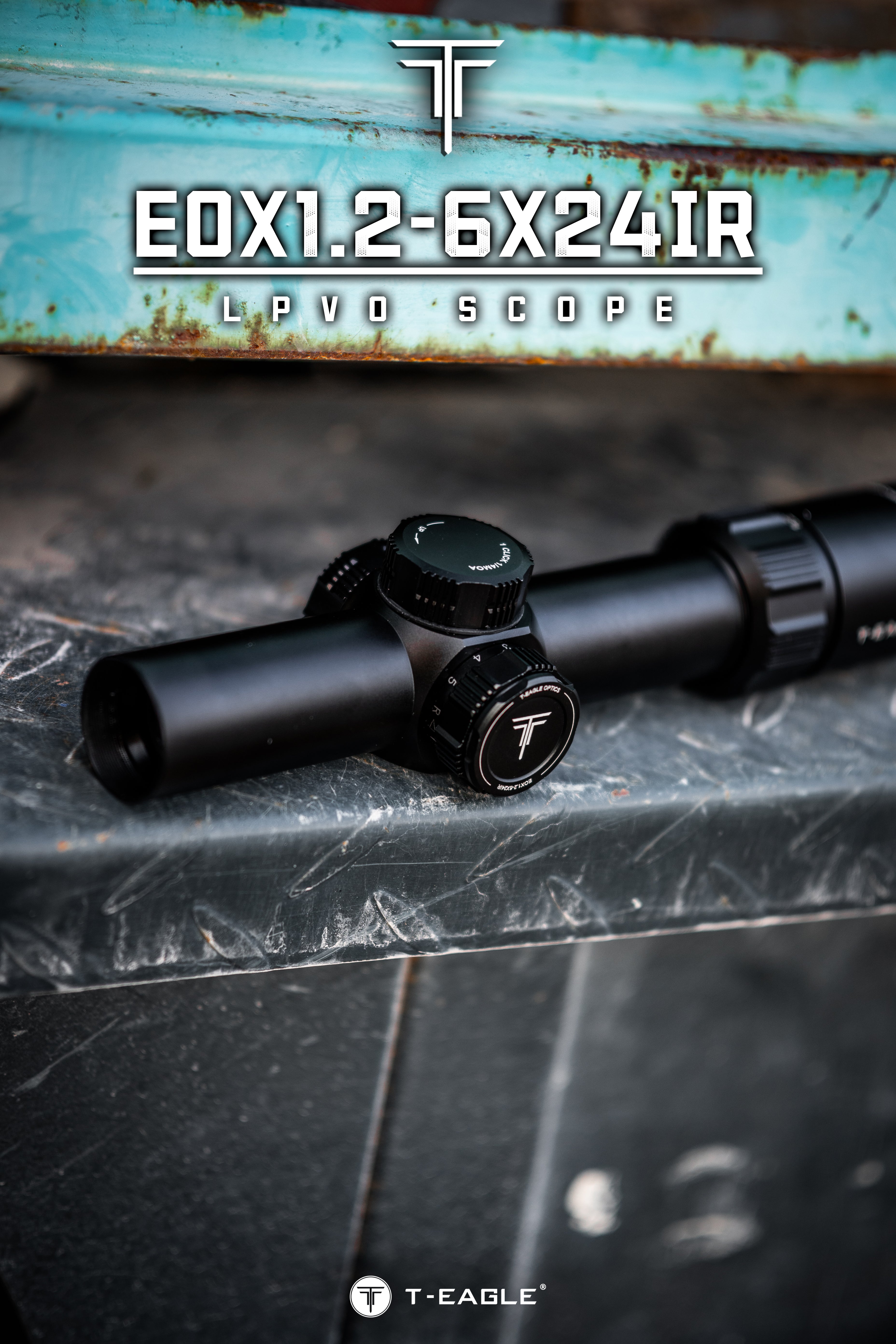T-EAGLE EOX 1.2-6x24 IR SFP LPVO Riflescope