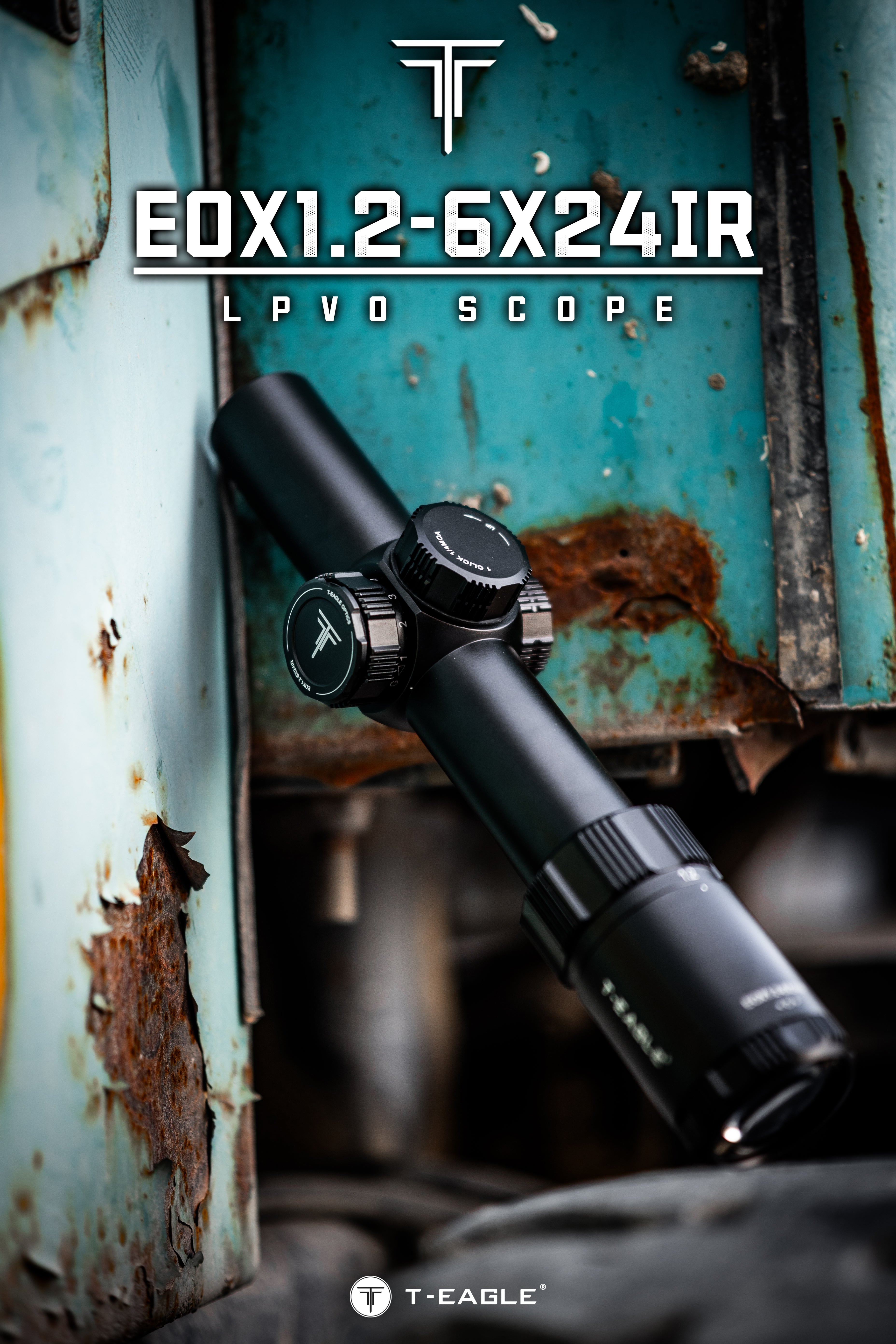 T-EAGLE EOX 1.2-6x24 IR SFP LPVO Riflescope