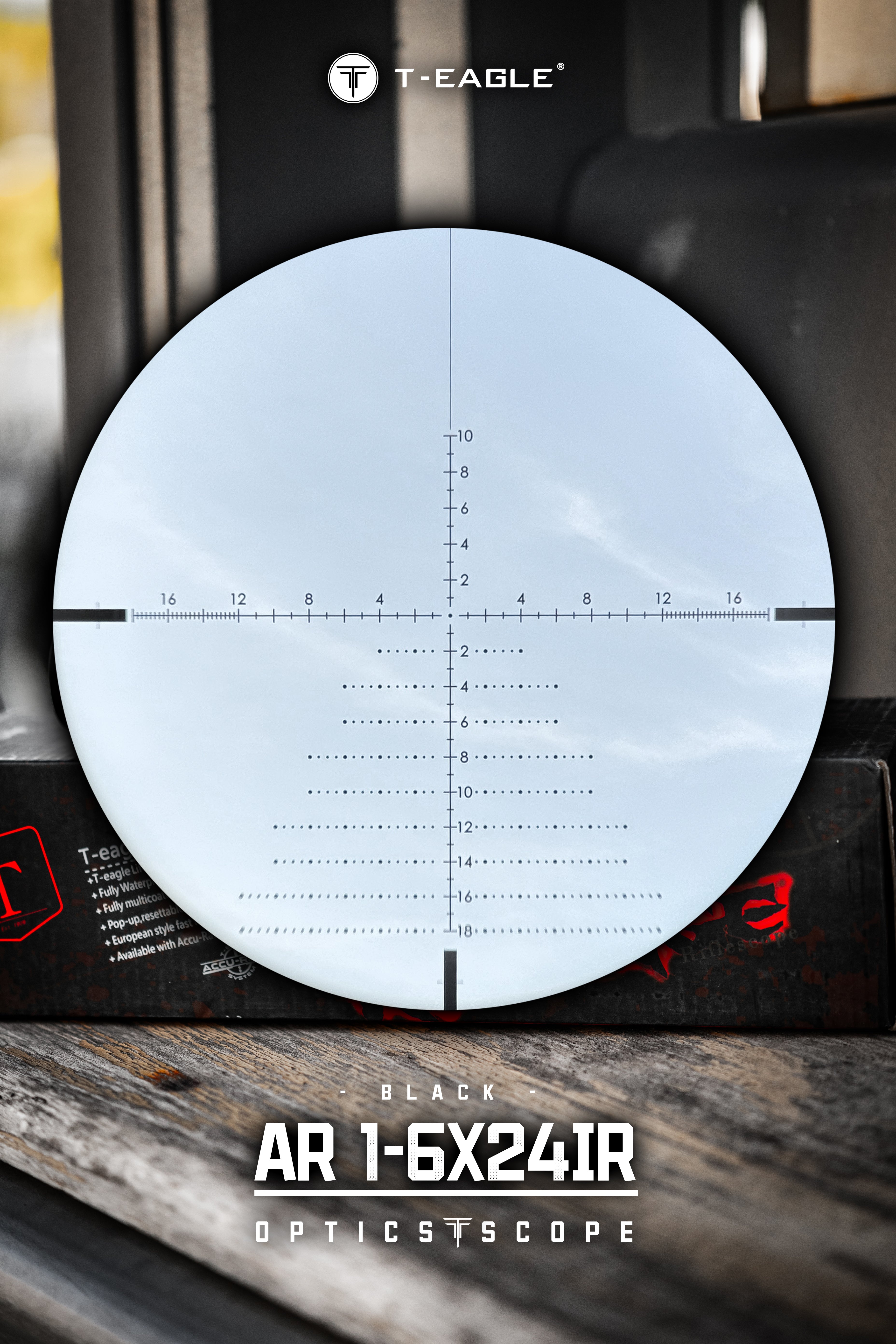 T-EAGLE AR 1-6X24 IR SFP LPVO Riflescope