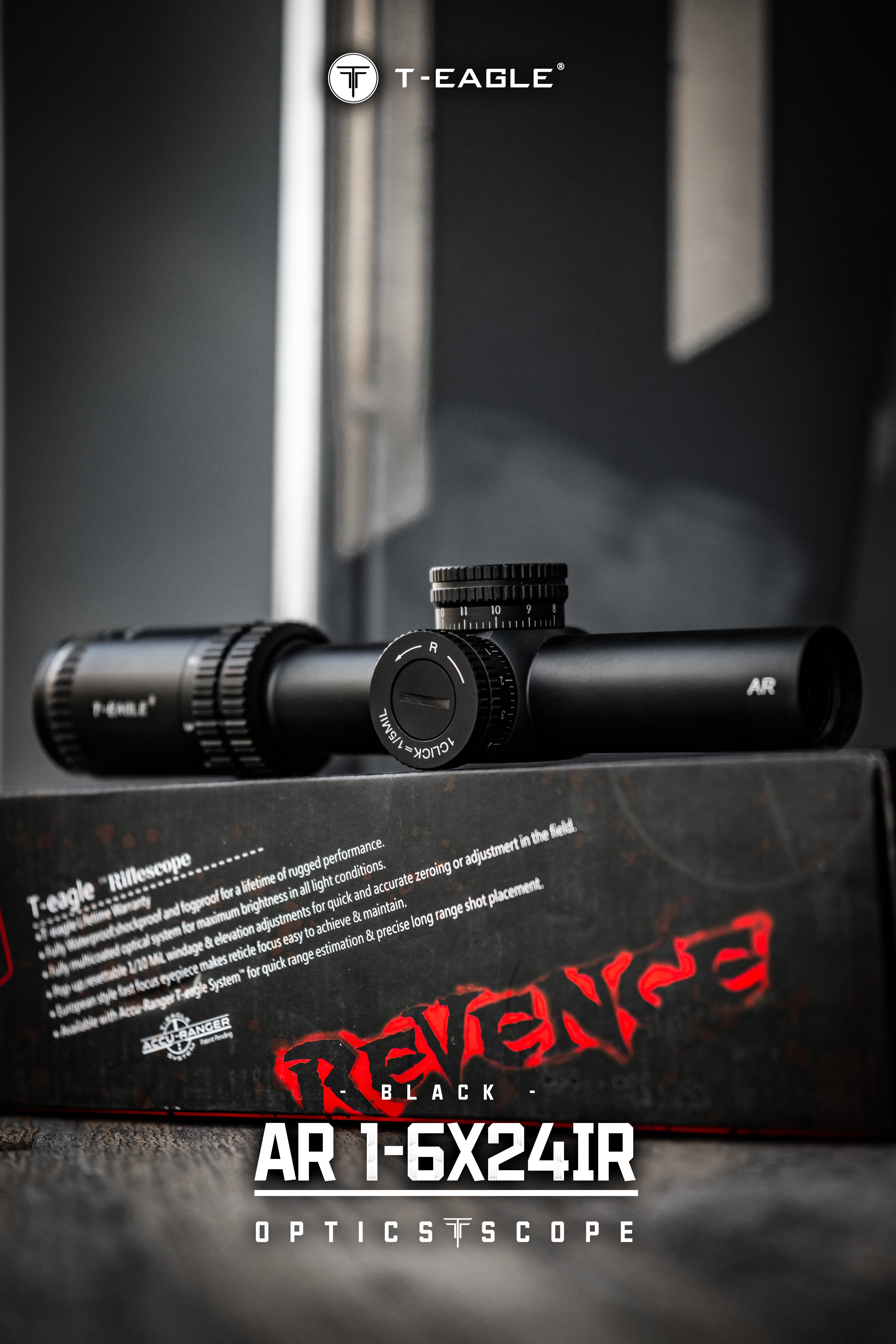 T-EAGLE AR 1-6X24 IR SFP LPVO Riflescope