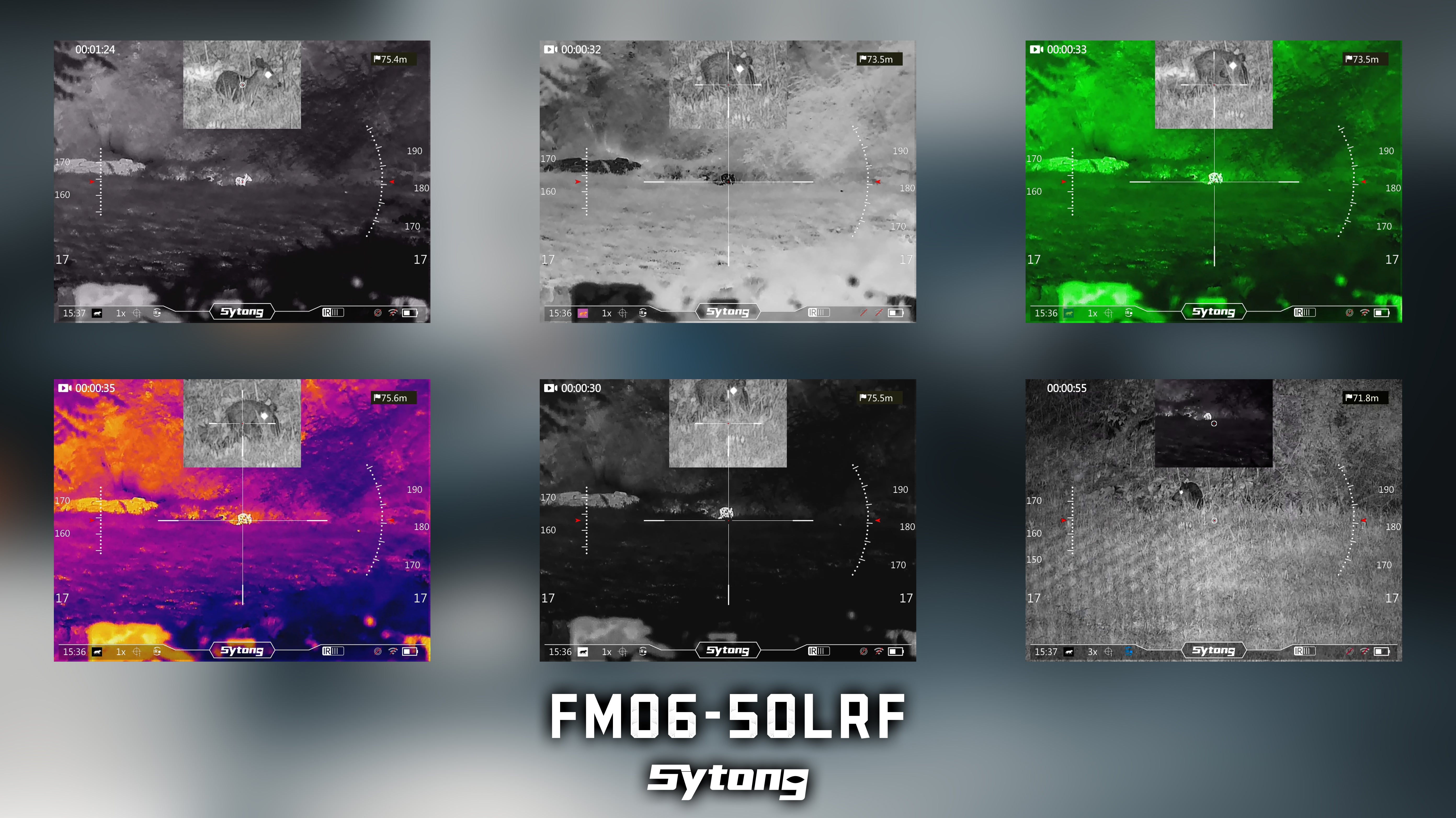 Sytong FM06-50LRF Thermal Imaging Scope With Night Vision Mode