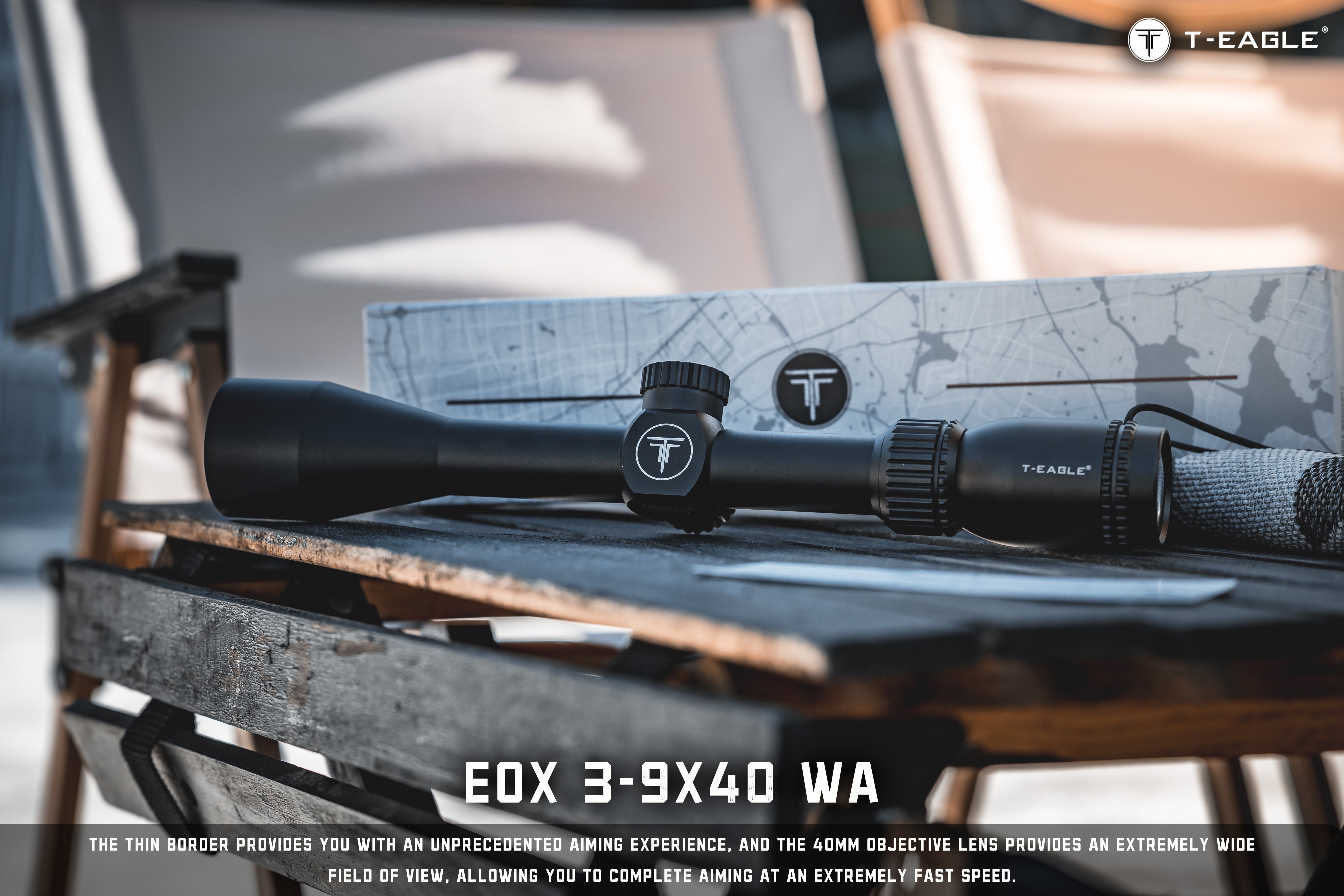 T-EAGLE EOX 3-9X40WA Long Range Riflescope