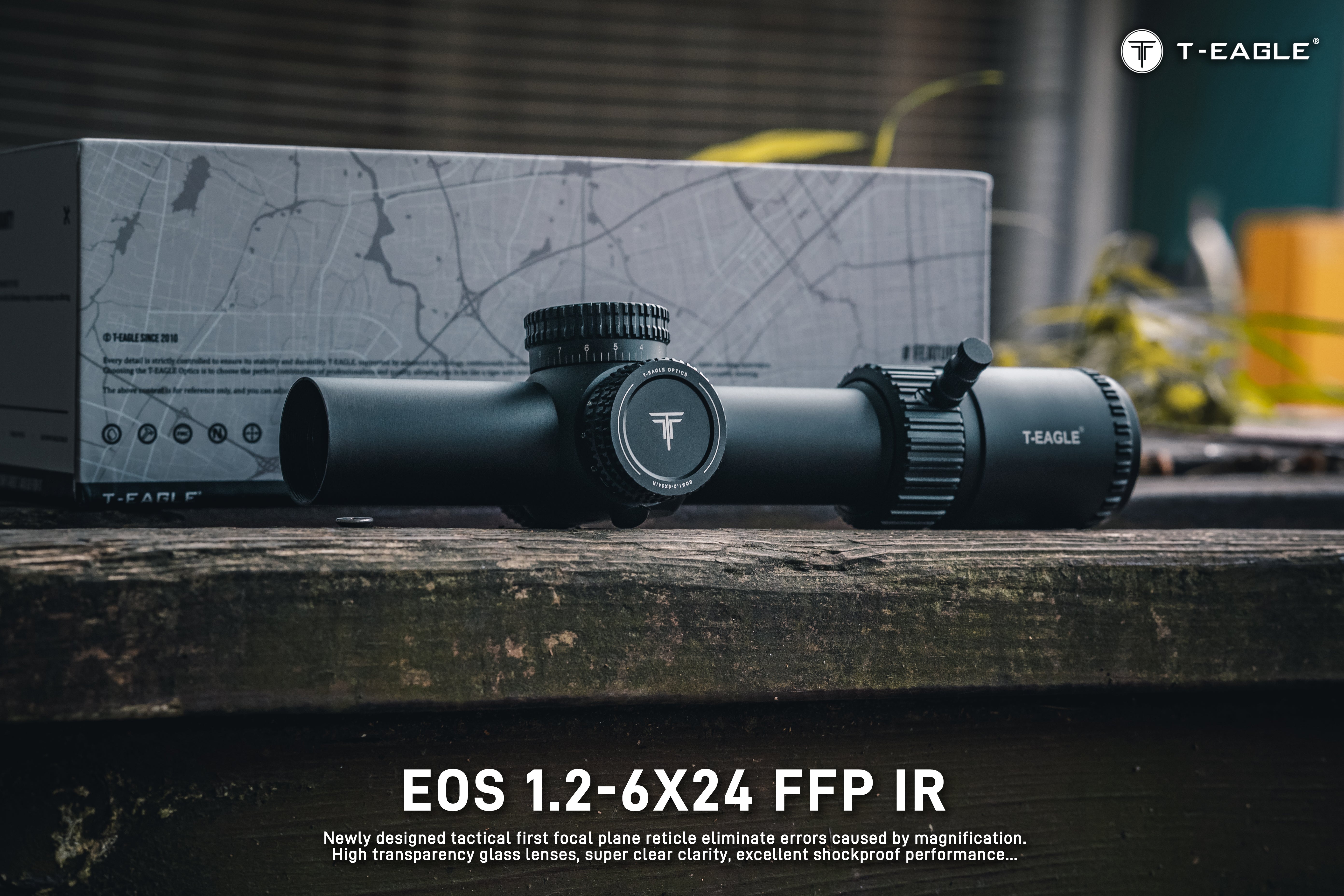 T-EAGLE EOS 1.2-6X24 FFP IR LPVO Riflescope