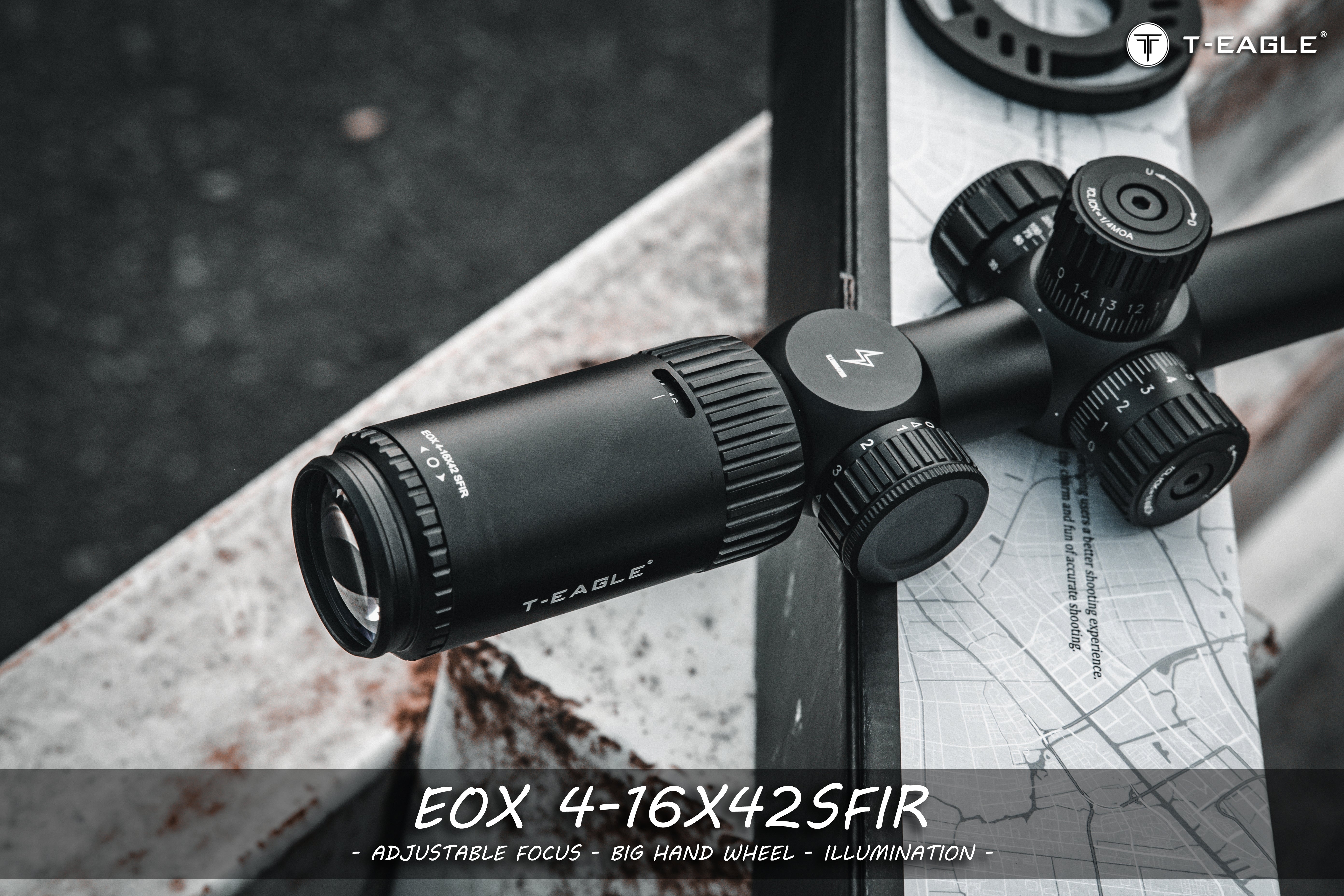 T-EAGLE EOX 4-16X42SF HK Long Range Riflescope