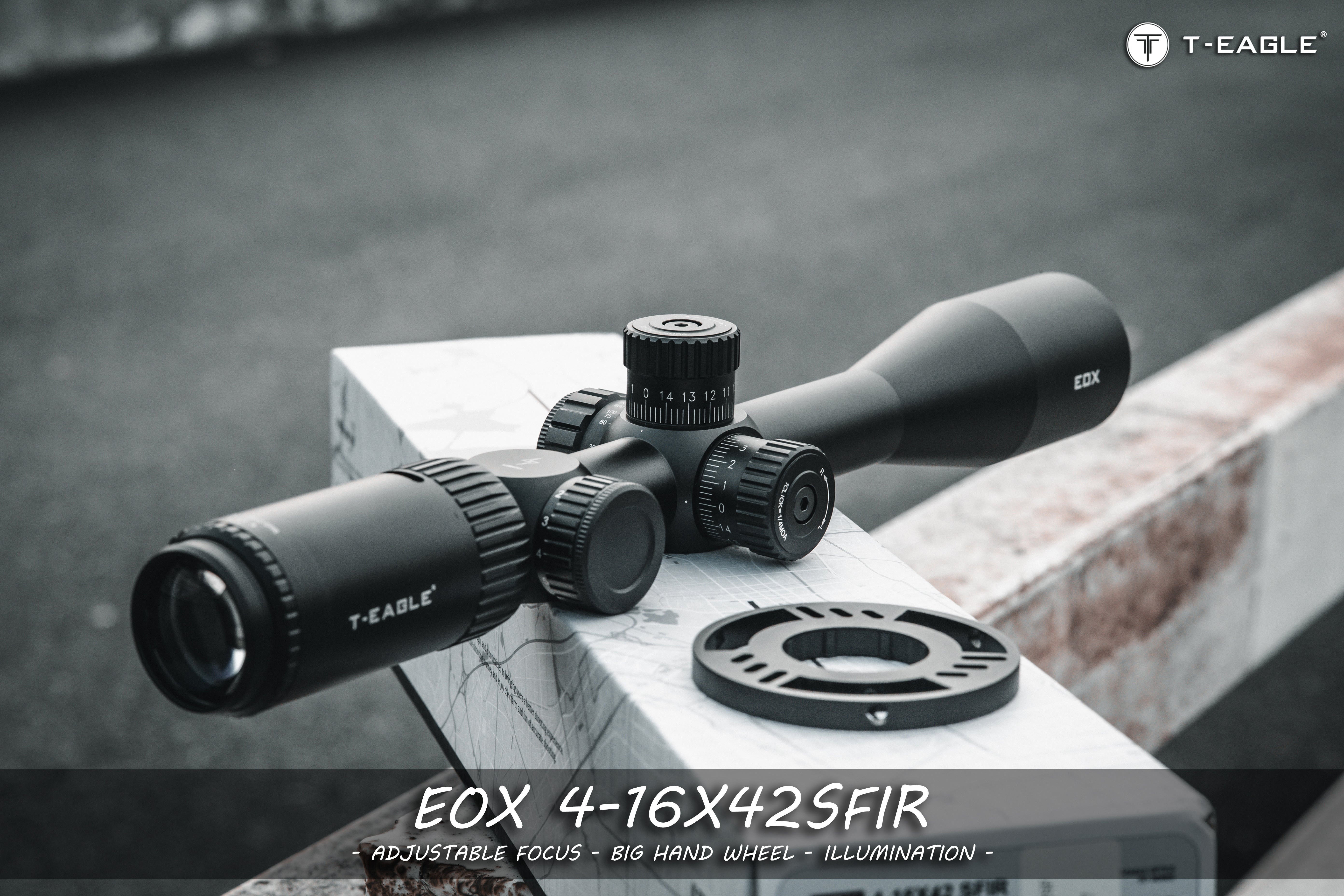 T-EAGLE EOX 4-16X42SF HK Long Range Riflescope