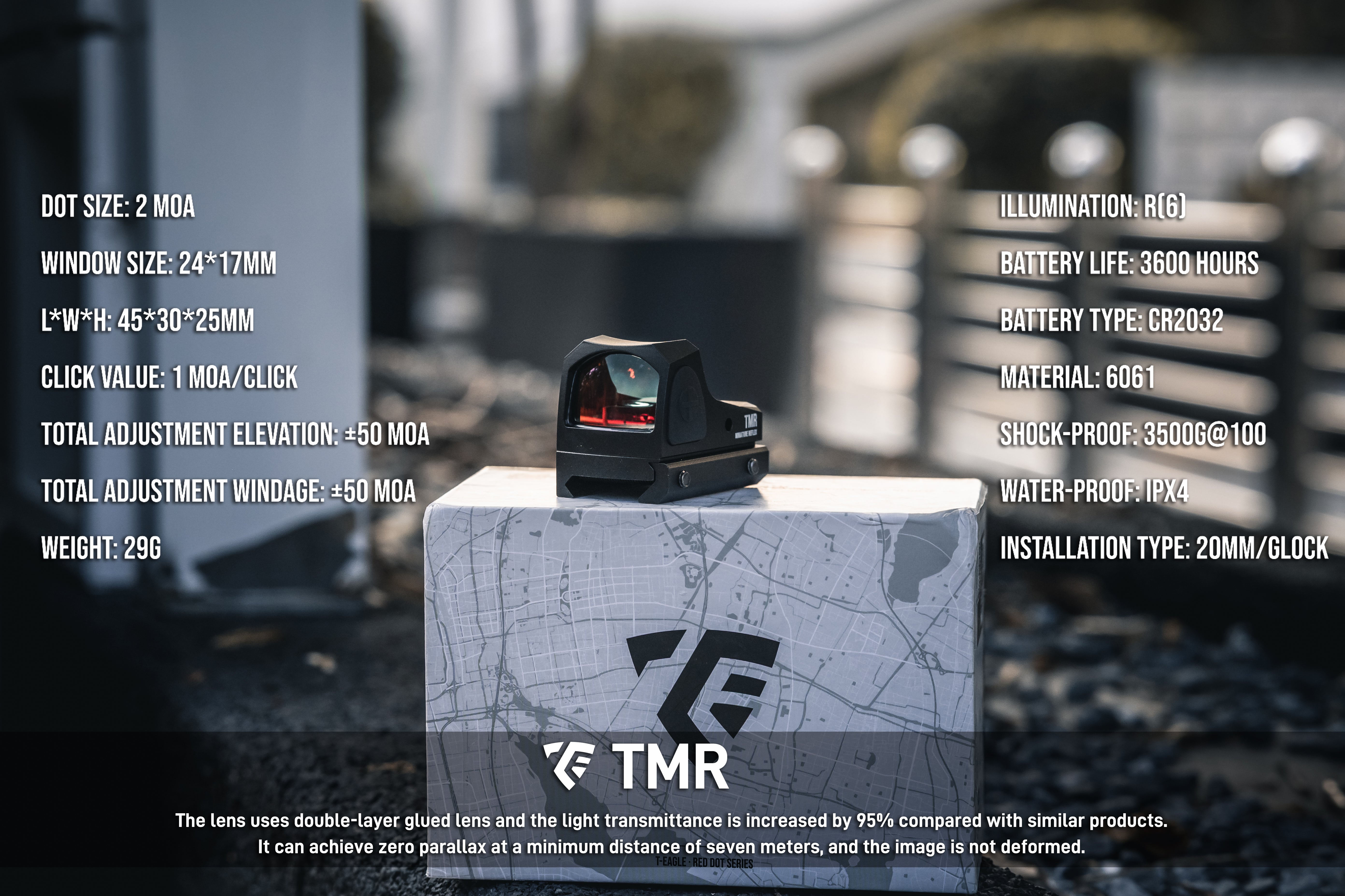 T-EAGLE TMR Red Dot Sight