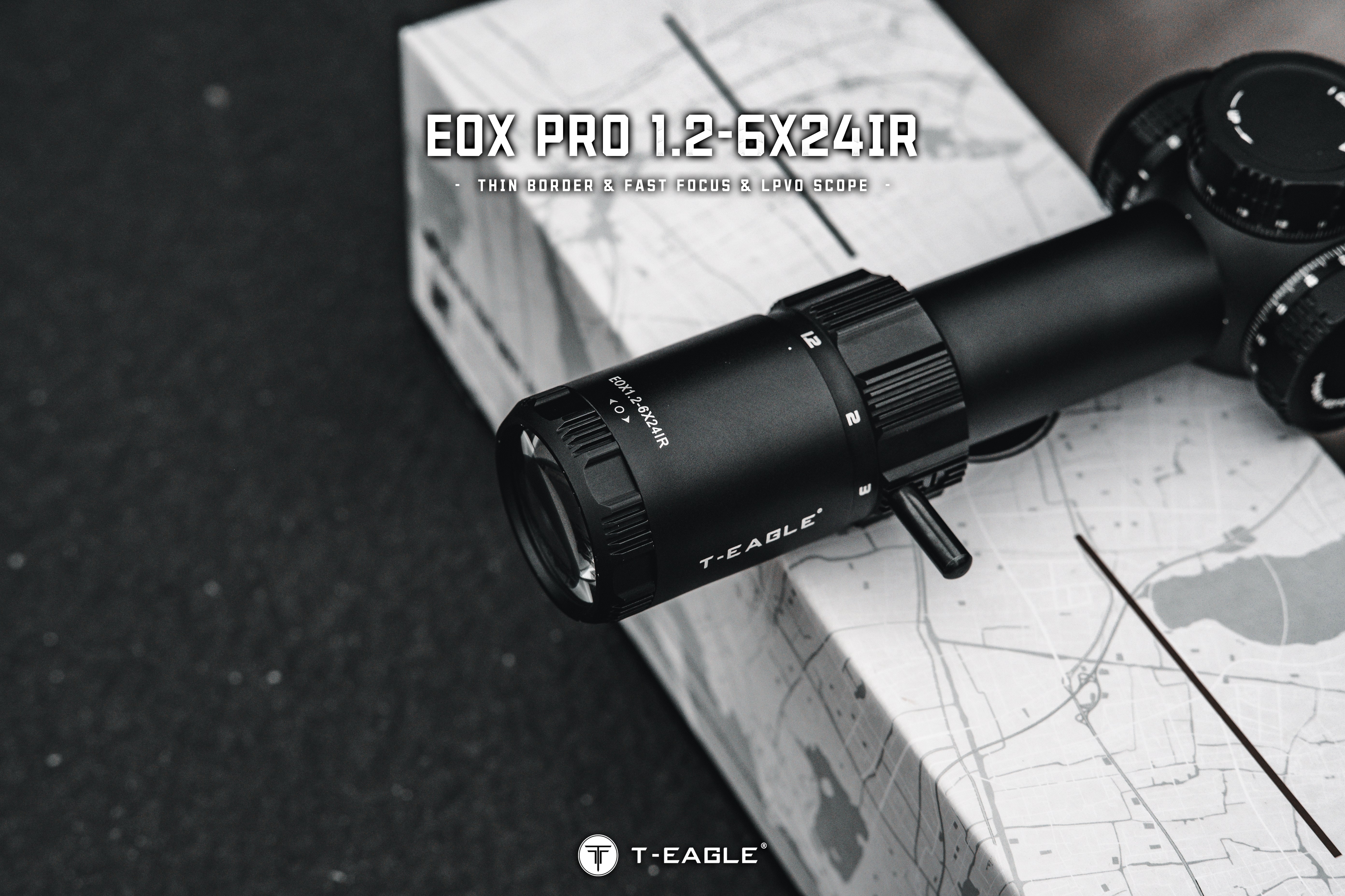 T-EAGLE EOX PRO 1.2-6X24 IR SFP LPVO Riflescope