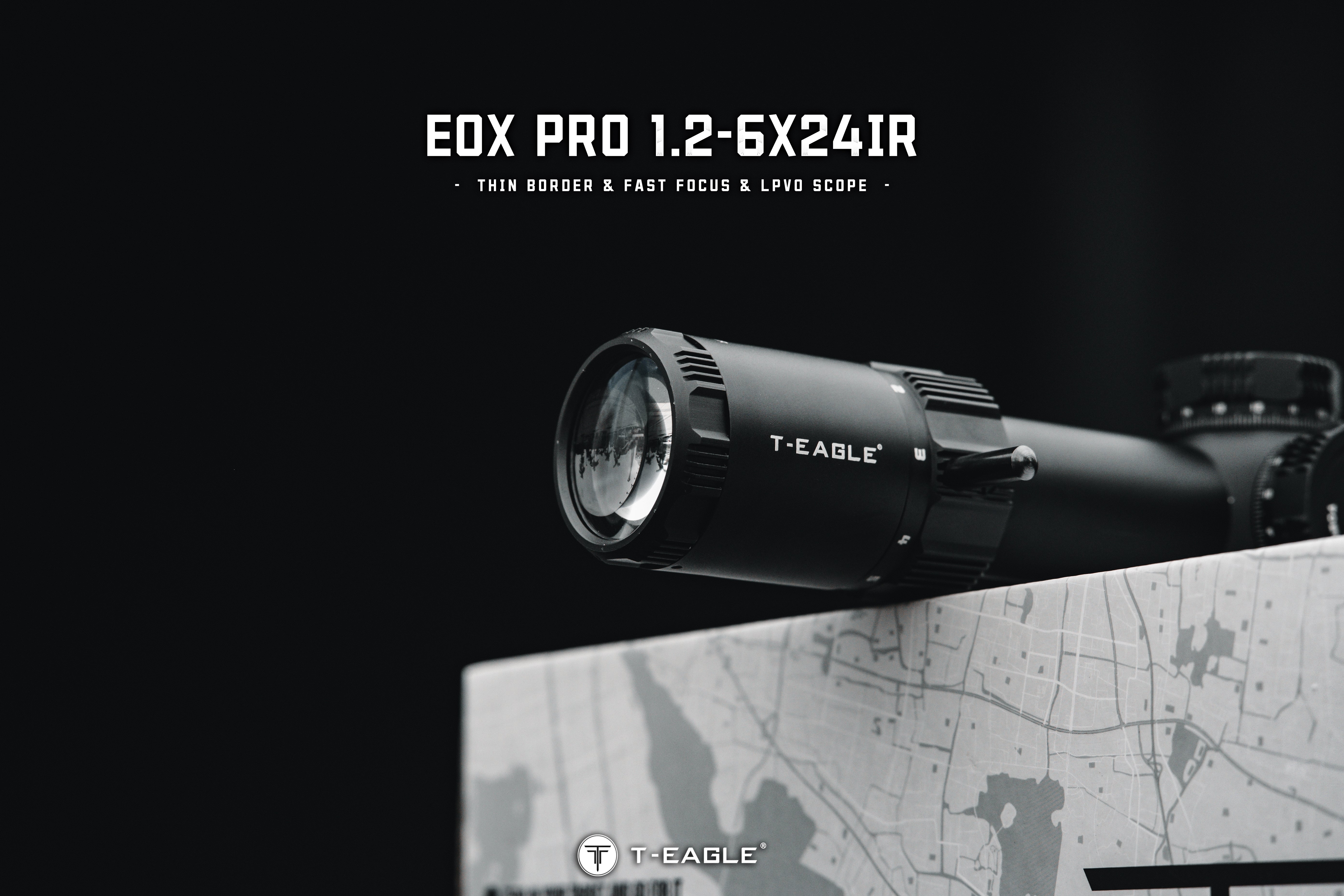 T-EAGLE EOX PRO 1.2-6X24 IR SFP LPVO Riflescope