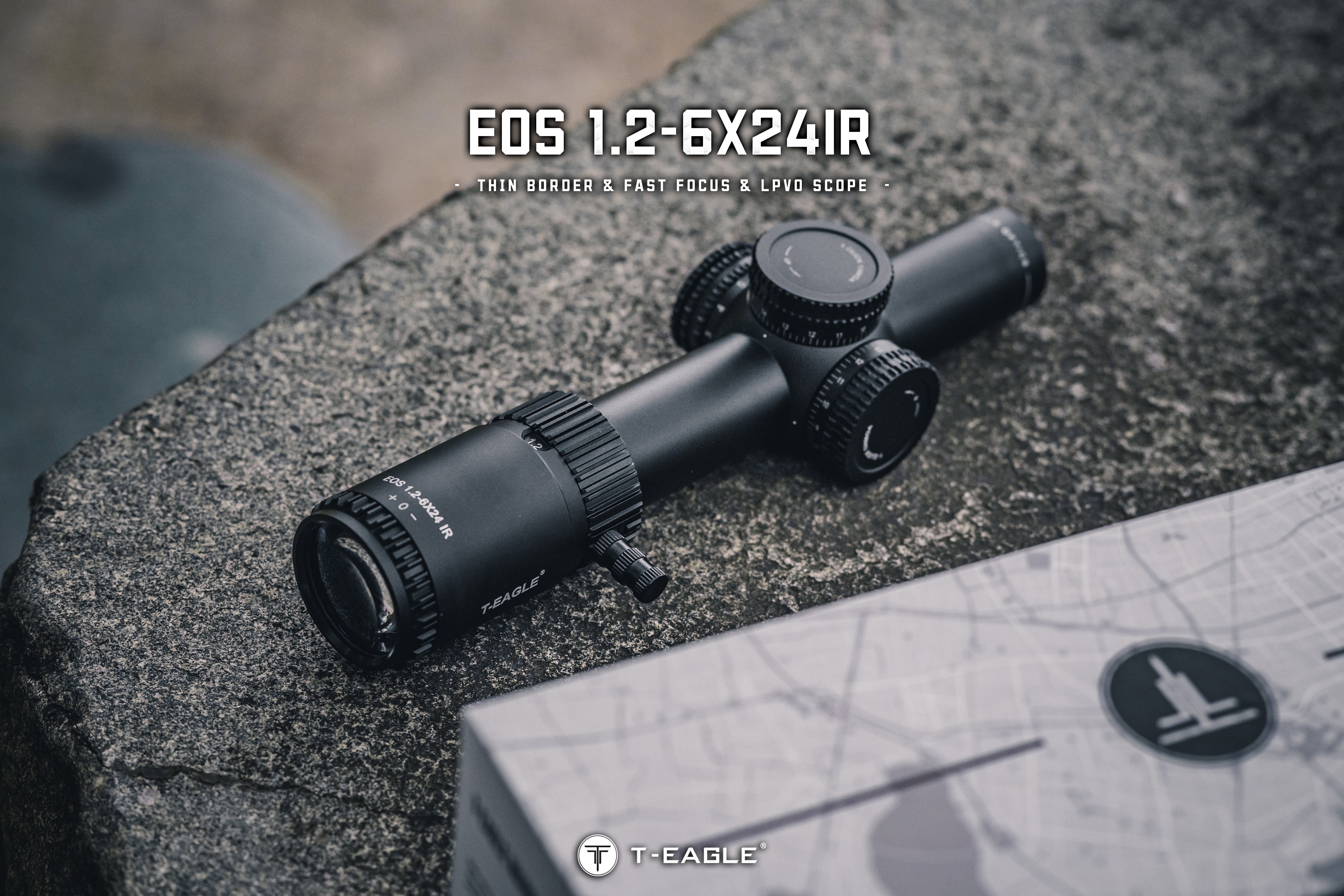 T-EAGLE EOS 1.2-6X24 IR-Black LPVO Riflescope