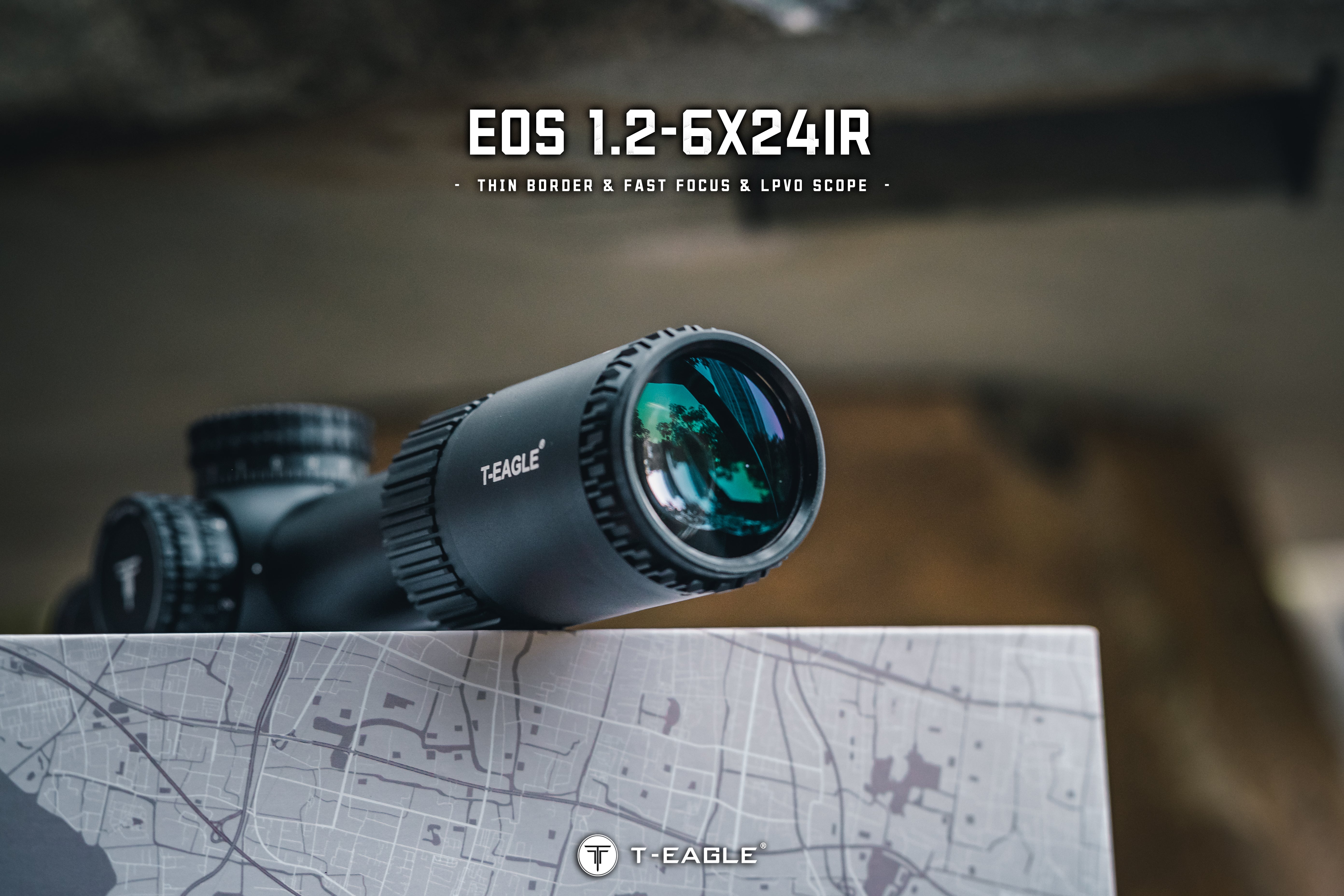 T-EAGLE EOS 1.2-6X24 IR-Black LPVO Riflescope