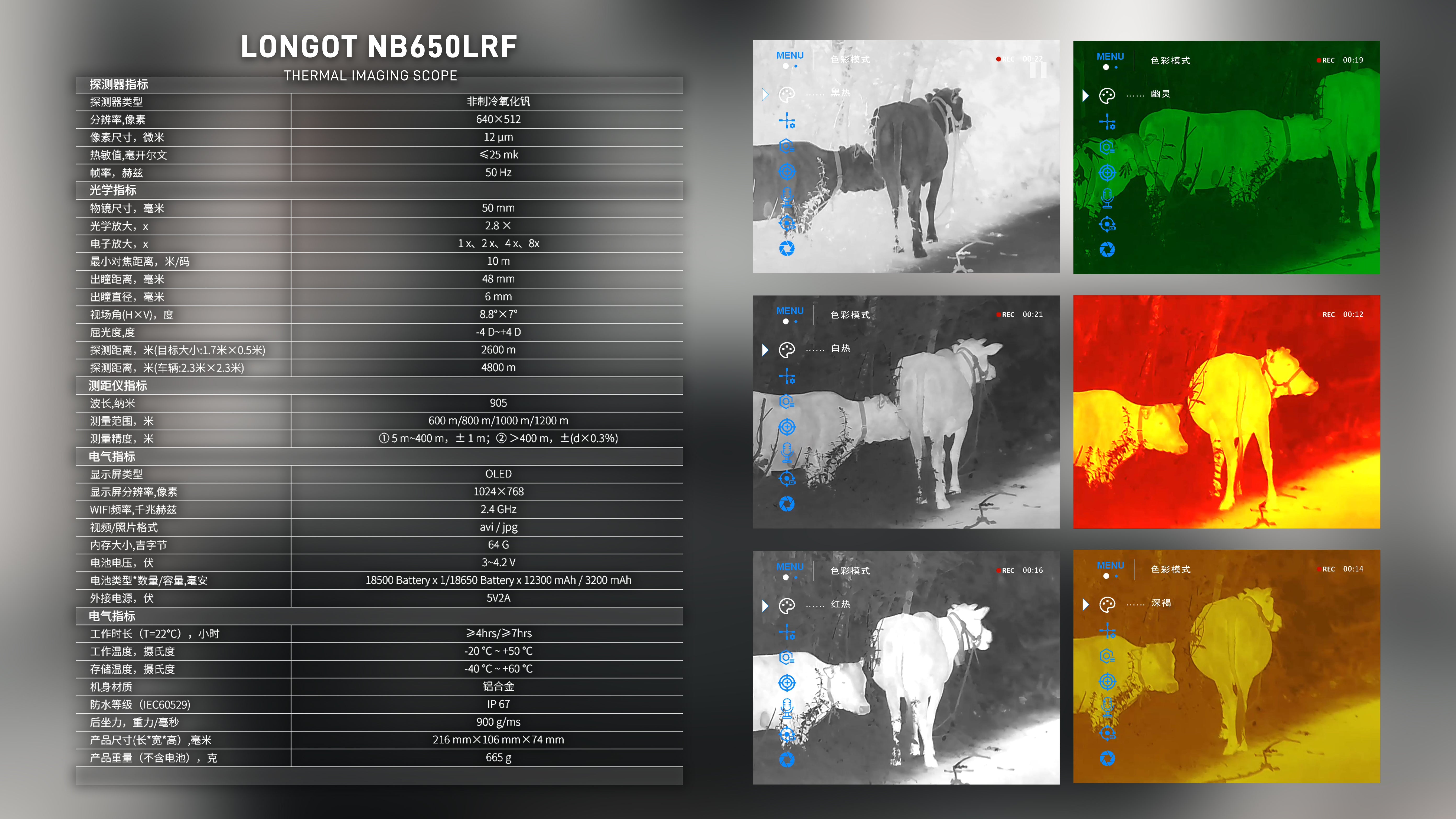 Longot NB650L Thermal Imaging Scope