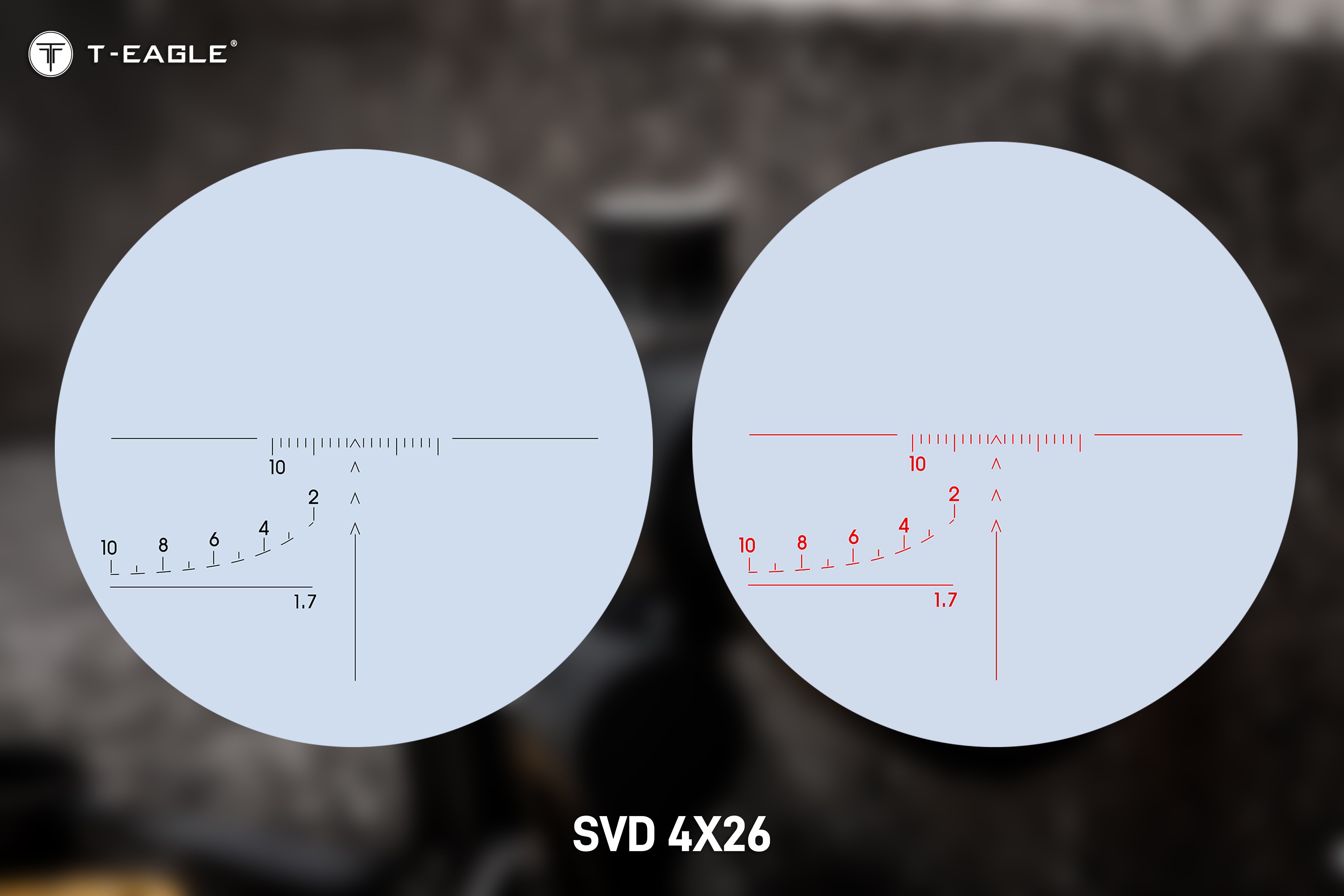 SVD 4X26 With Illumination Reticle Long Range Riflescope
