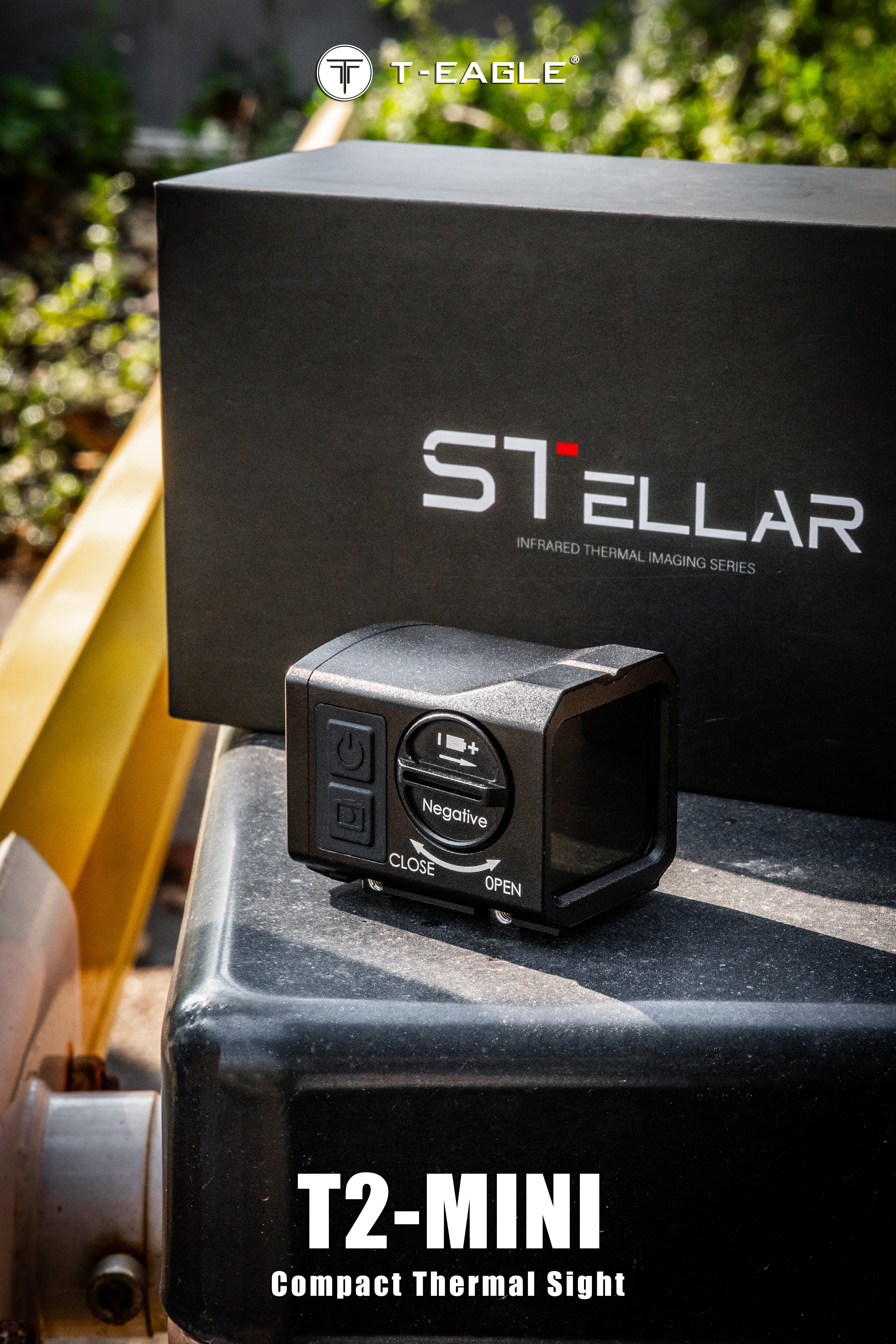 STELLAR T2‑mini Thermal Imaging Viewer Quick Release Bracket, Image Video Capture for Outdoor Monitoring  L