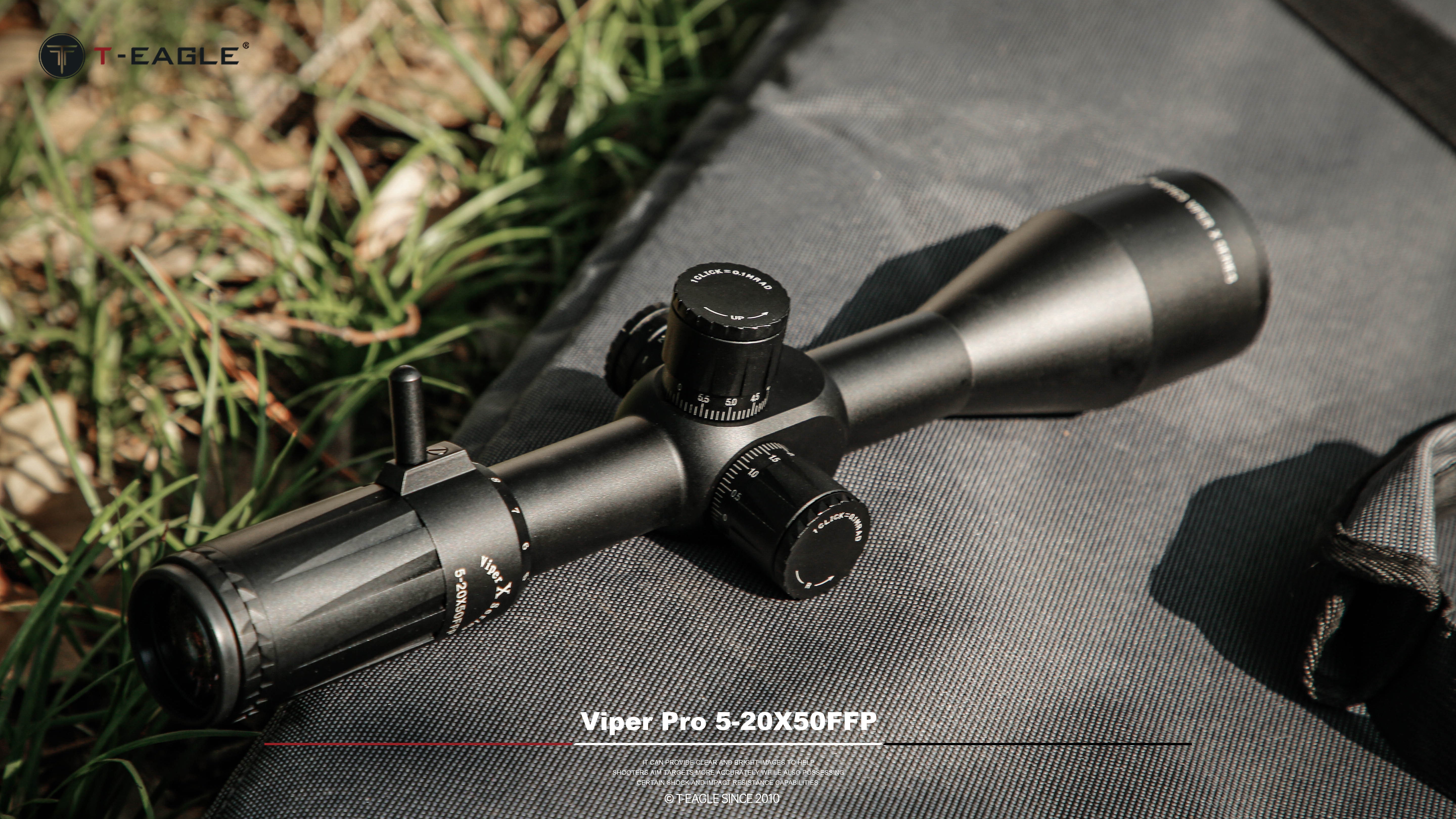 T-EAGLE VIPER 5-20X50FFP IR Long Range Riflescope