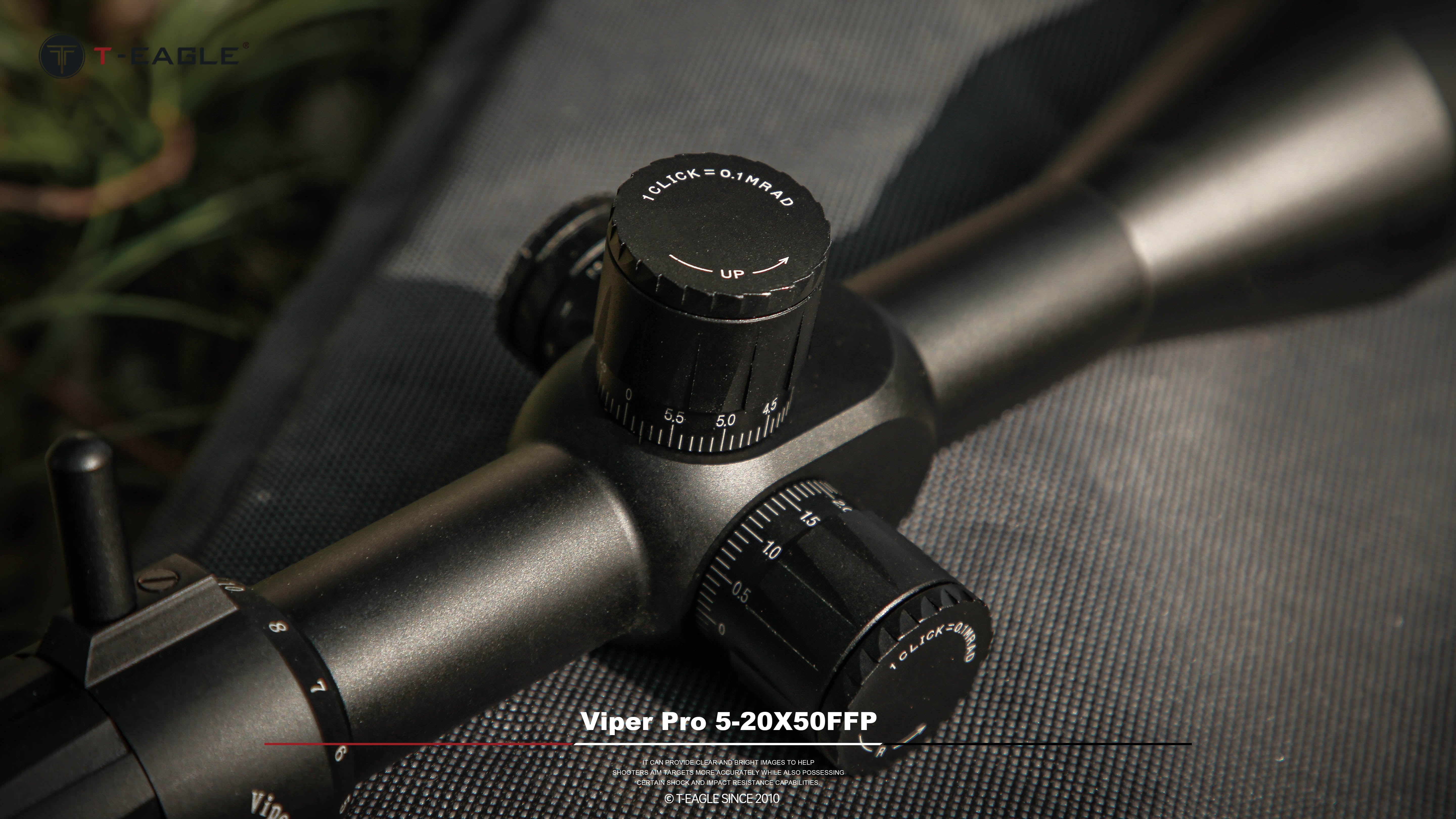 T-EAGLE VIPER 5-20X50FFP IR Long Range Riflescope