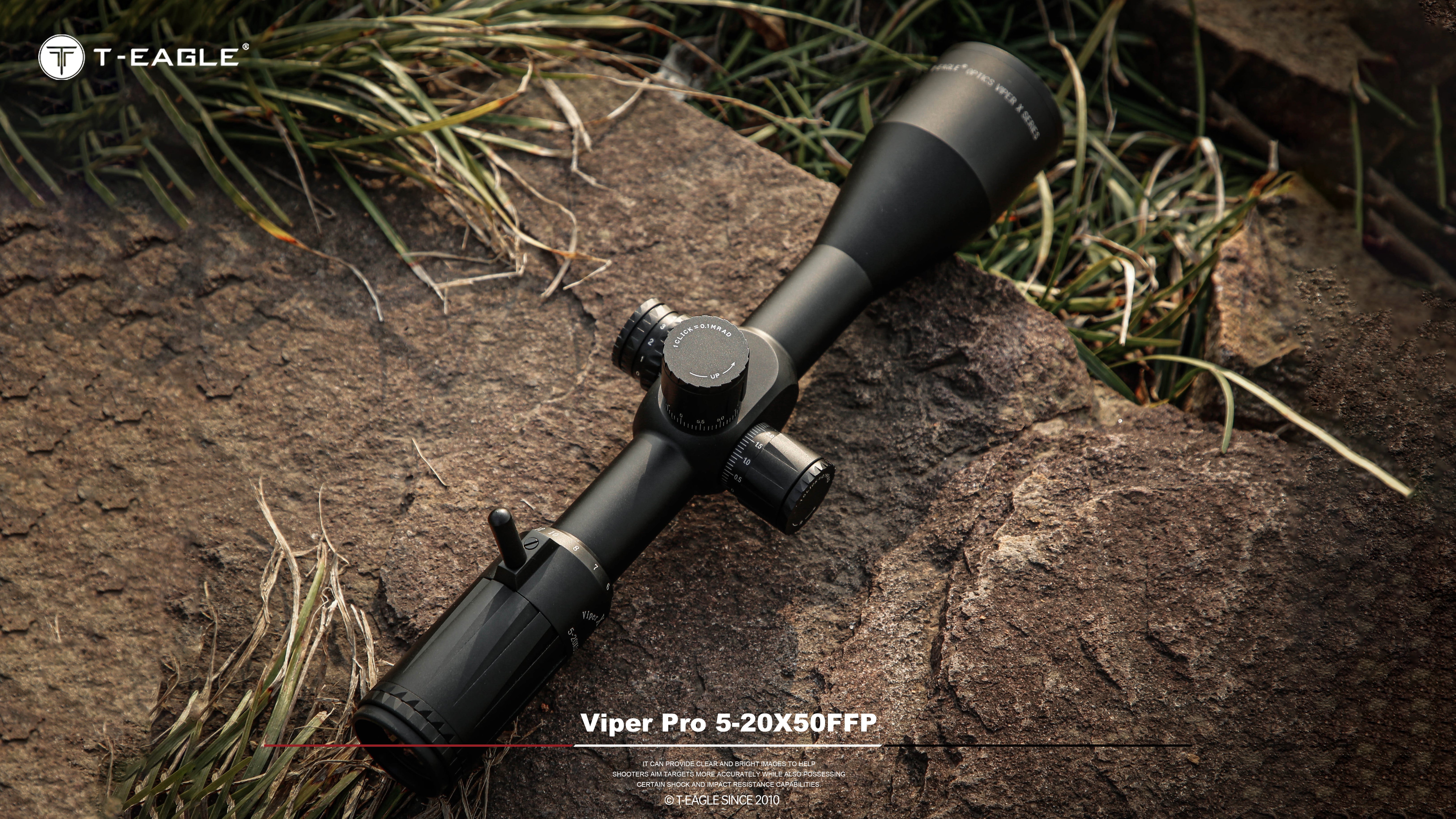 T-EAGLE VIPER 5-20X50FFP IR Long Range Riflescope