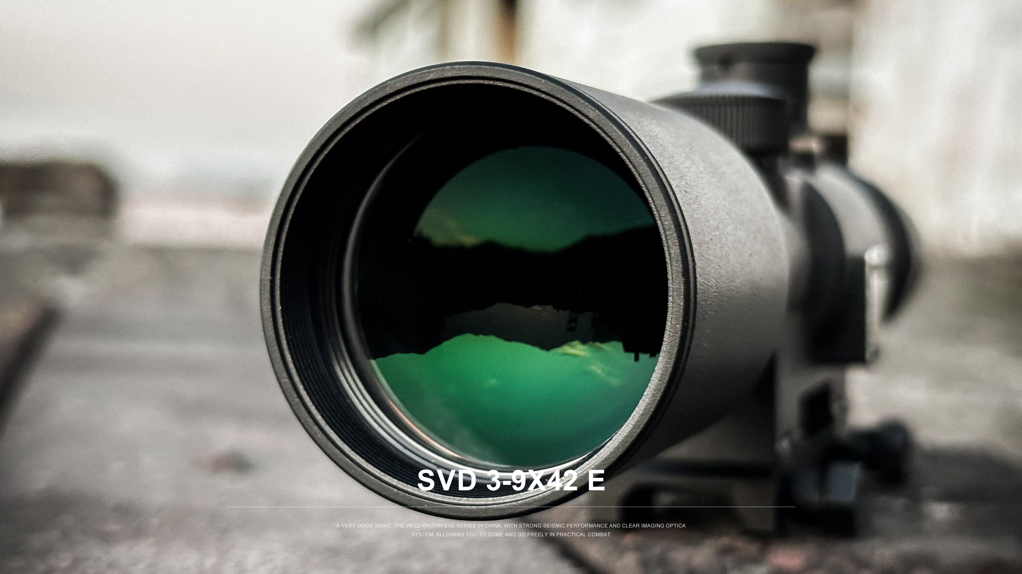SVD 3-9X42E Long Range Riflescope