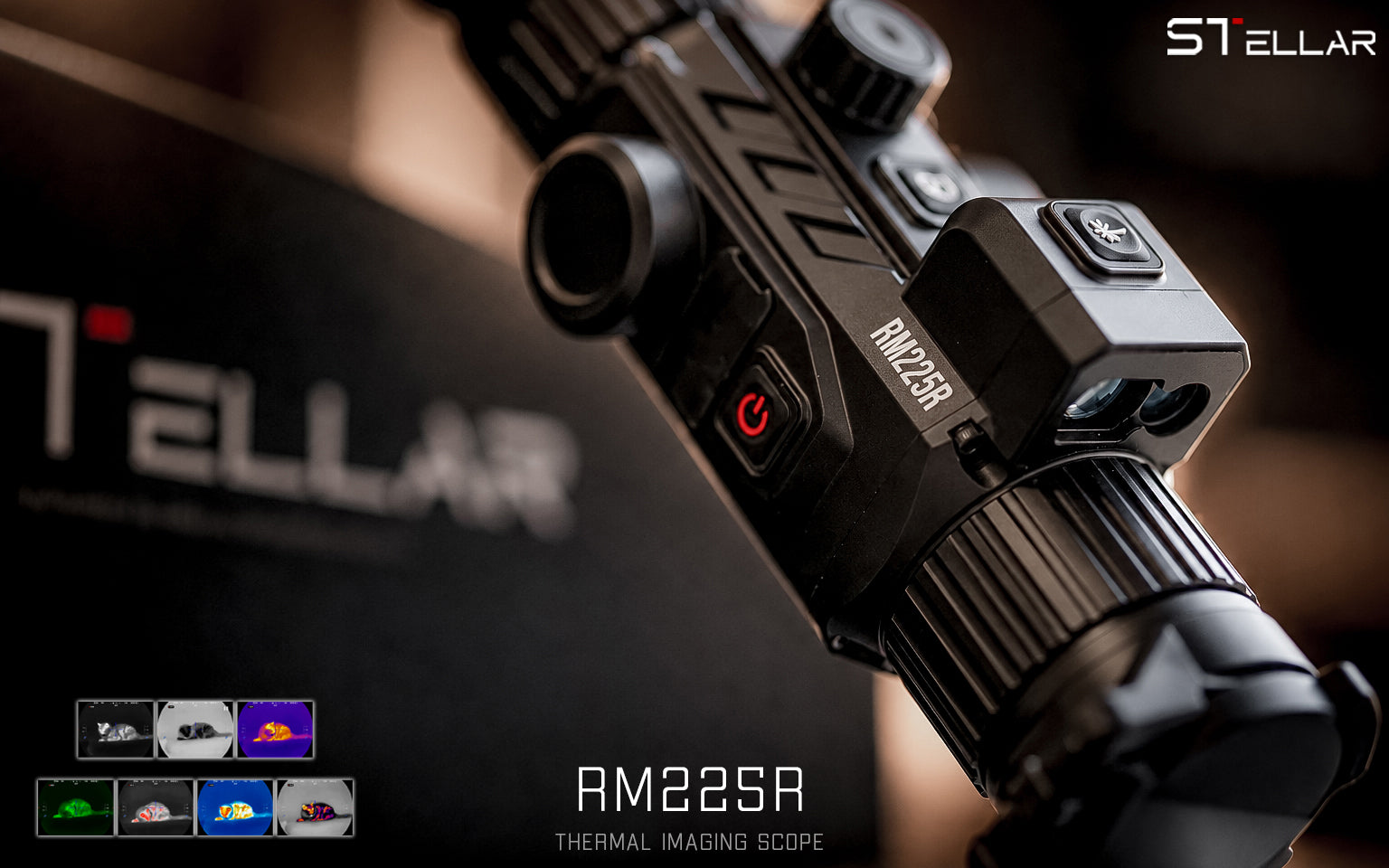 STELLAR RM225R Compact Thermal Rifle Scope 384×288 VOx for Night Hunting Q