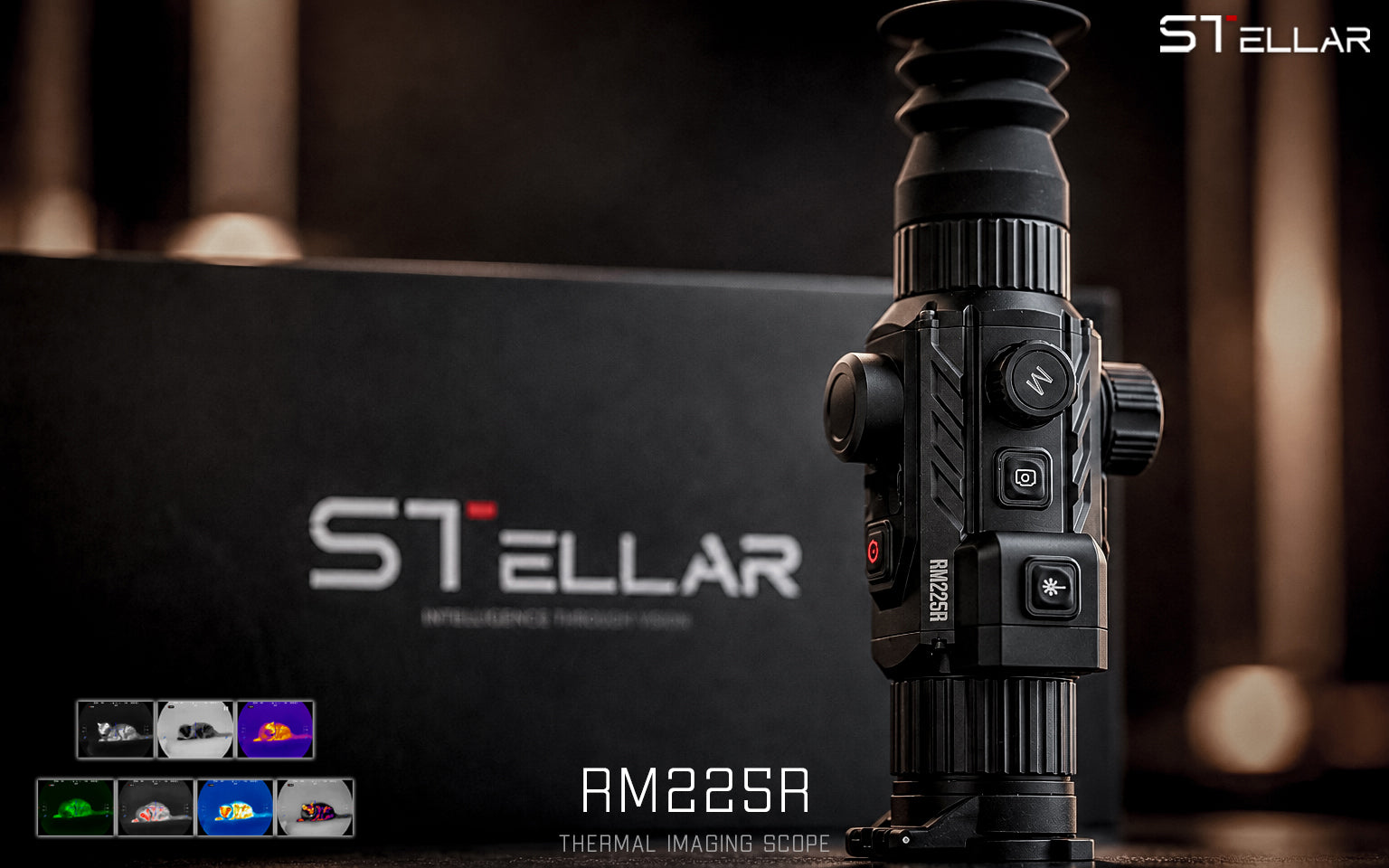 STELLAR RM225R Compact Thermal Rifle Scope 384×288 VOx for Night Hunting Q