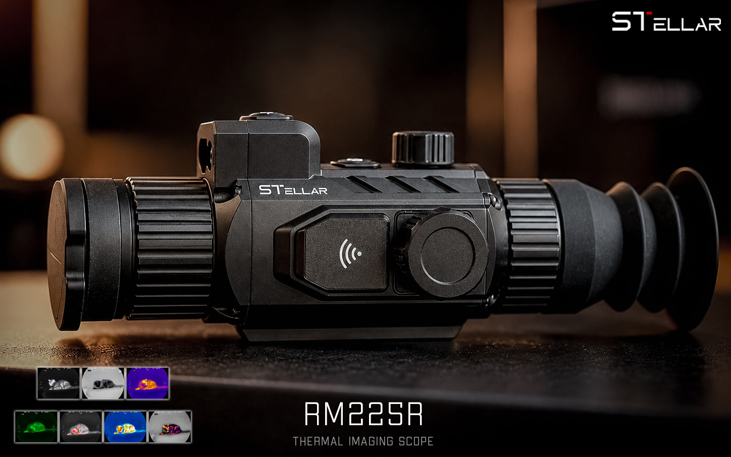 STELLAR RM225R Compact Thermal Rifle Scope 384×288 VOx for Night Hunting Q