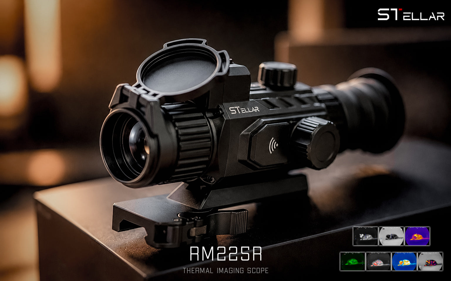 STELLAR RM225R Compact Thermal Rifle Scope 384×288 VOx for Night Hunting Q