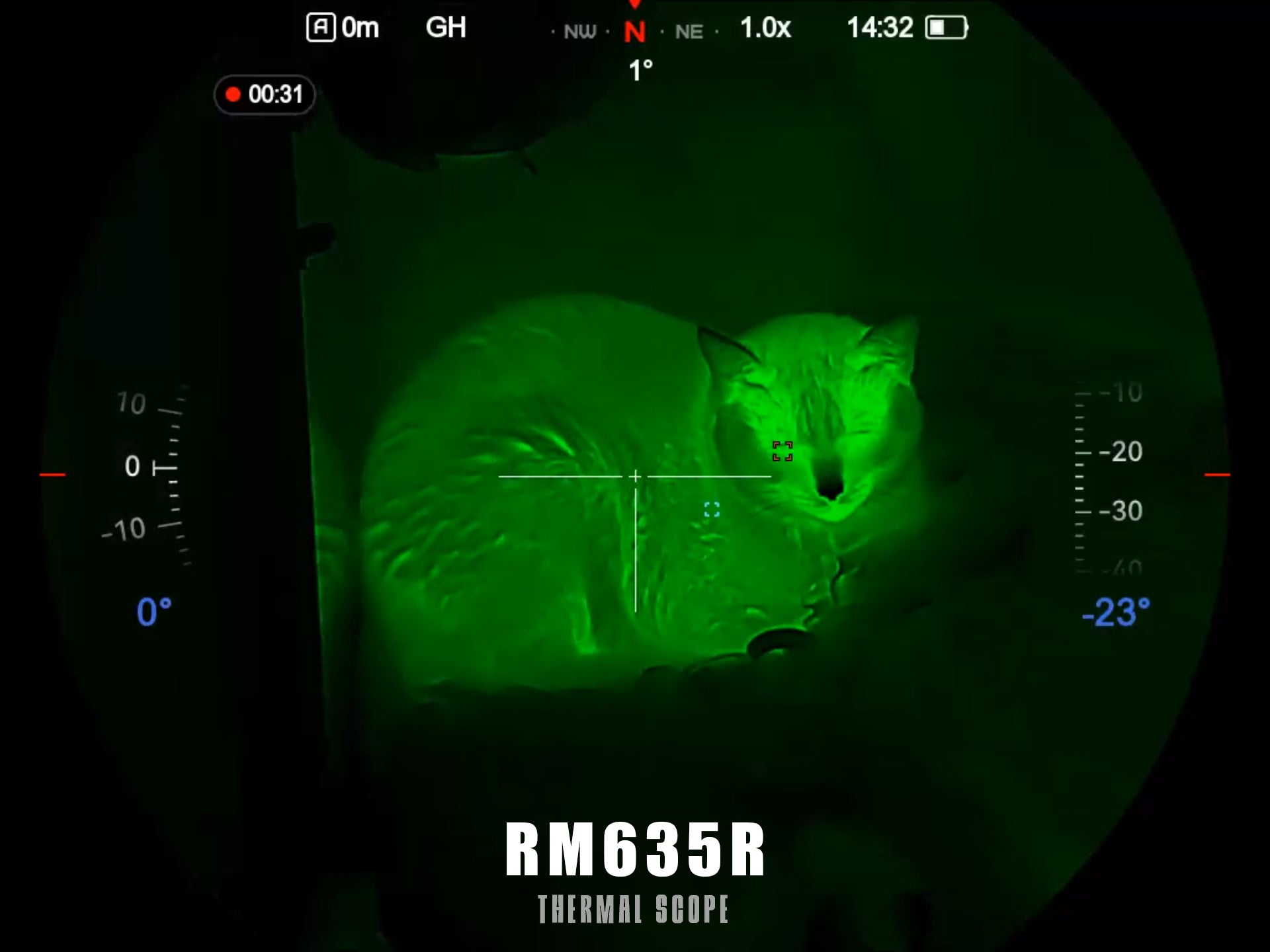 STELLAR RM635R High Resolution Thermal Rifle Scope 640×512 with LRF & Ballistic Calculation E