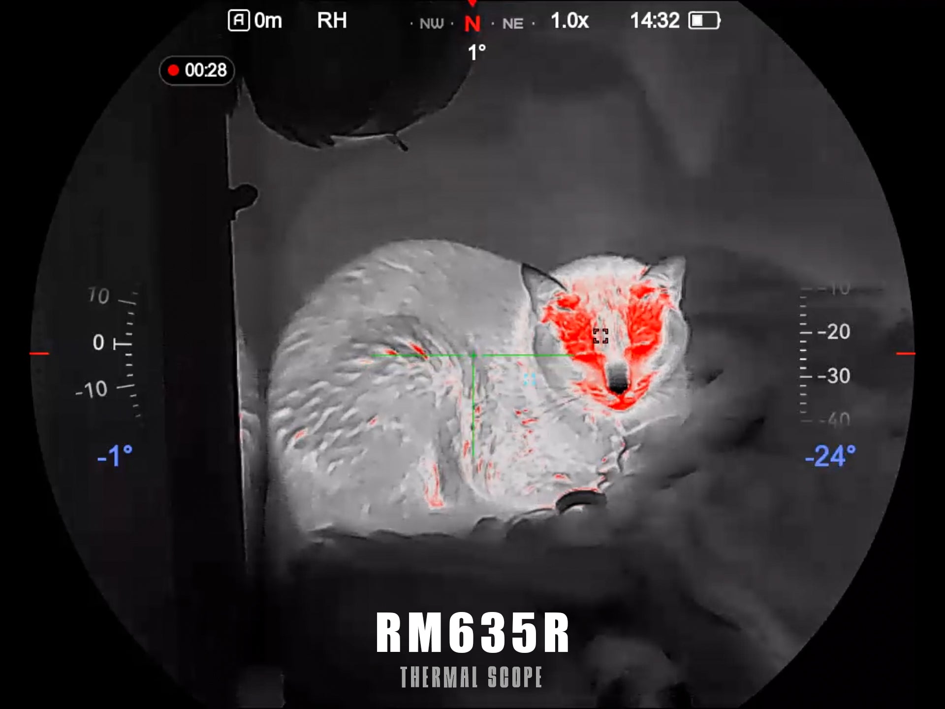 STELLAR RM635R High Resolution Thermal Rifle Scope 640×512 with LRF & Ballistic Calculation E