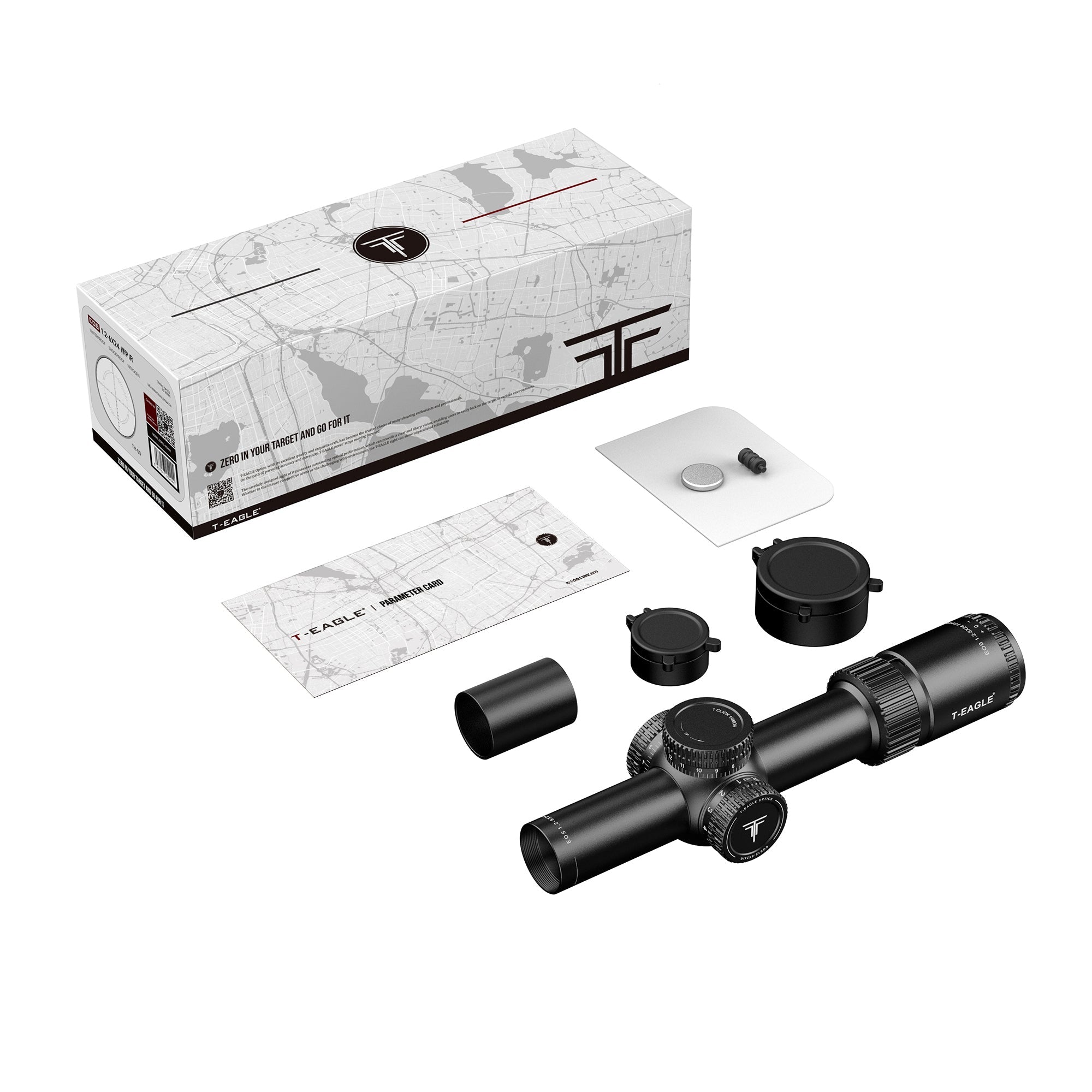 T-EAGLE EOS 1.2-6X24 FFP IR LPVO Riflescope