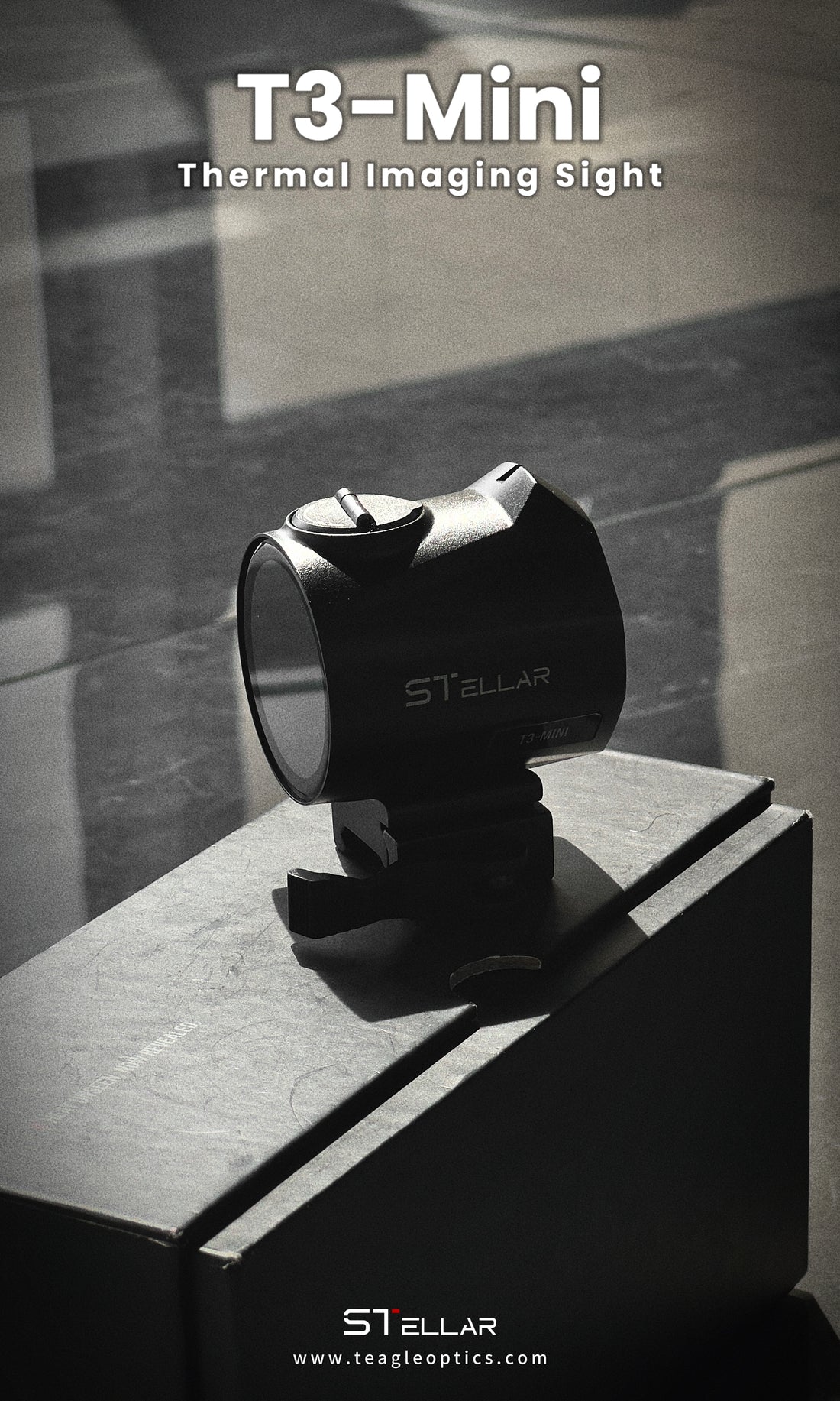 Stellar T3 Mini Thermal Imaging Scope 256×192 High-Definition Infrared Scope Ultralight and Compact Design Suitable for Night Hunting Rifles and Outdoor Patrol Q