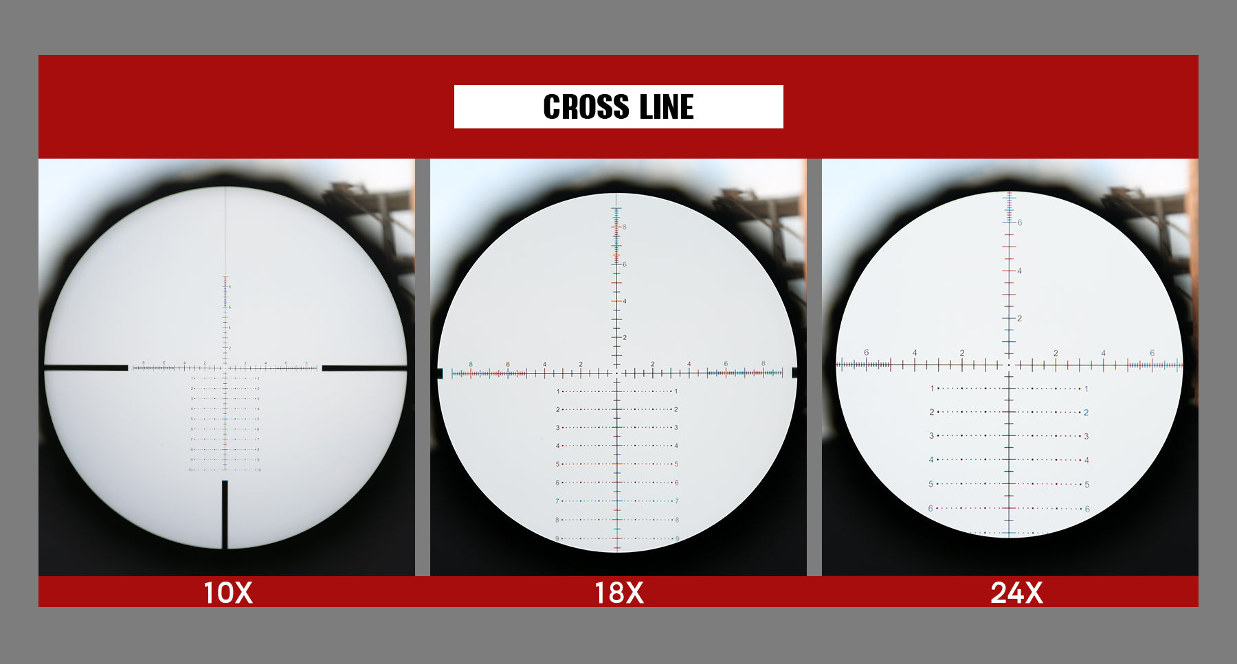 T-EAGLE ST 6-24x50 FFP Long Distance Scope Illuminated Scope