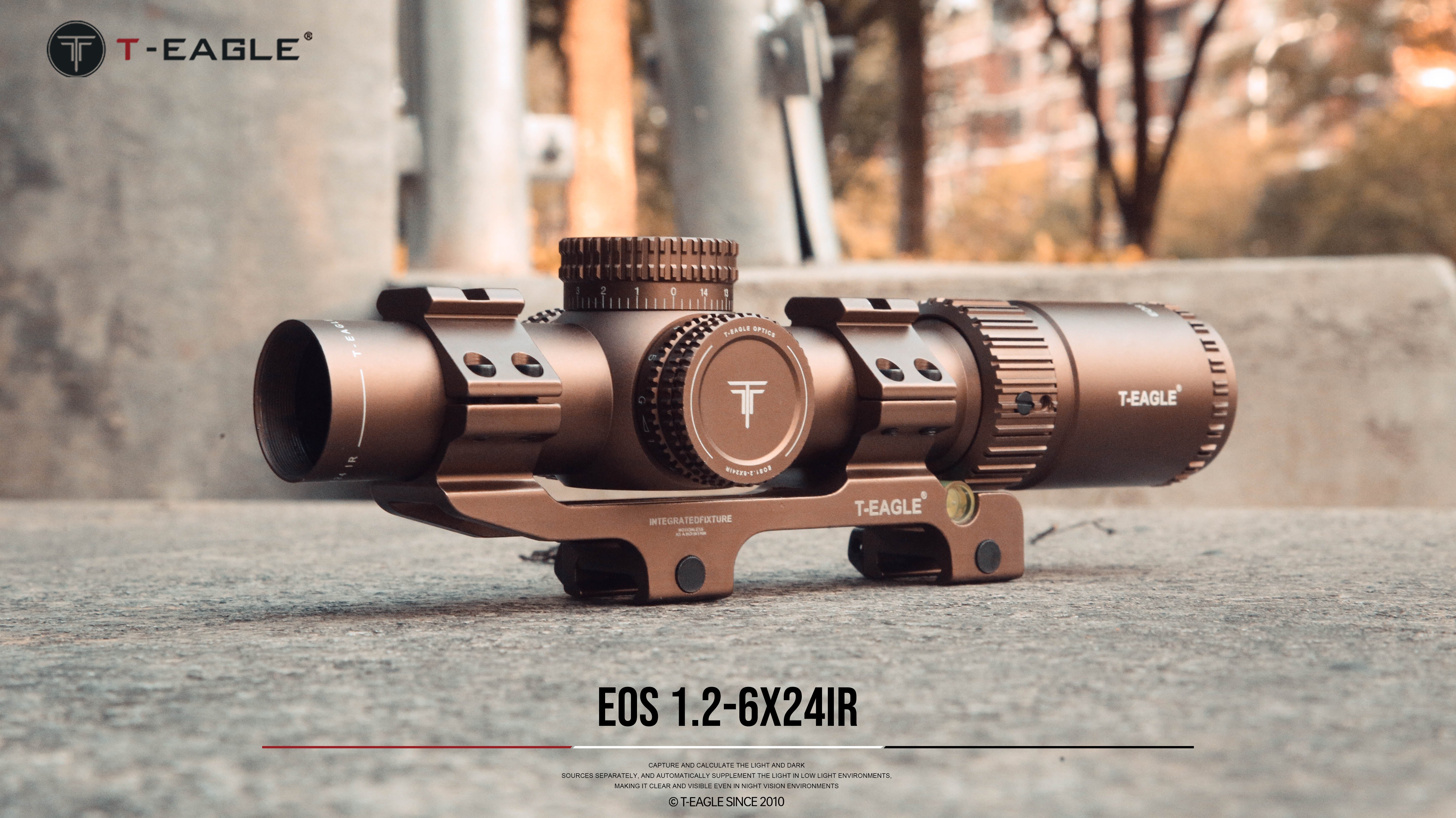 T-EAGLE EOS 1.2-6X24 IR SFP LPVO Riflescope