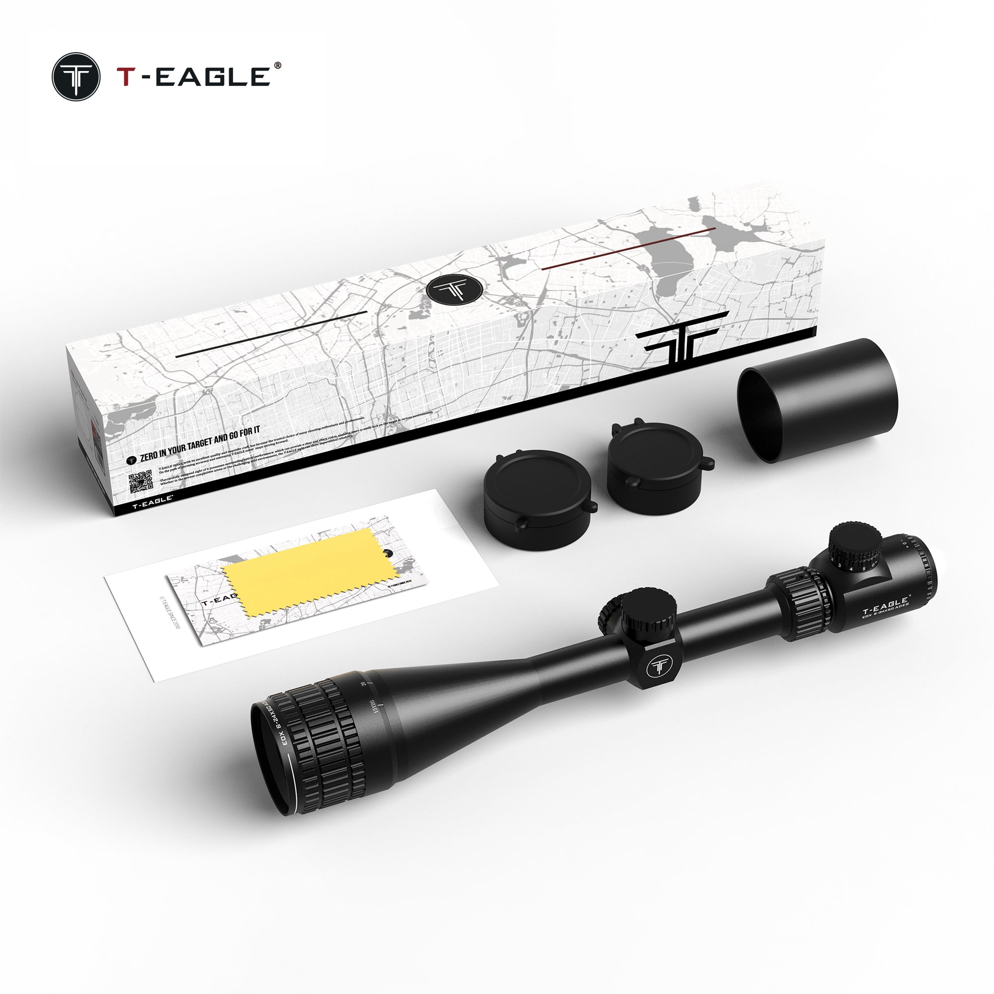 T-EAGLE EOX 6-24X50 AOEG Long Range Riflescope