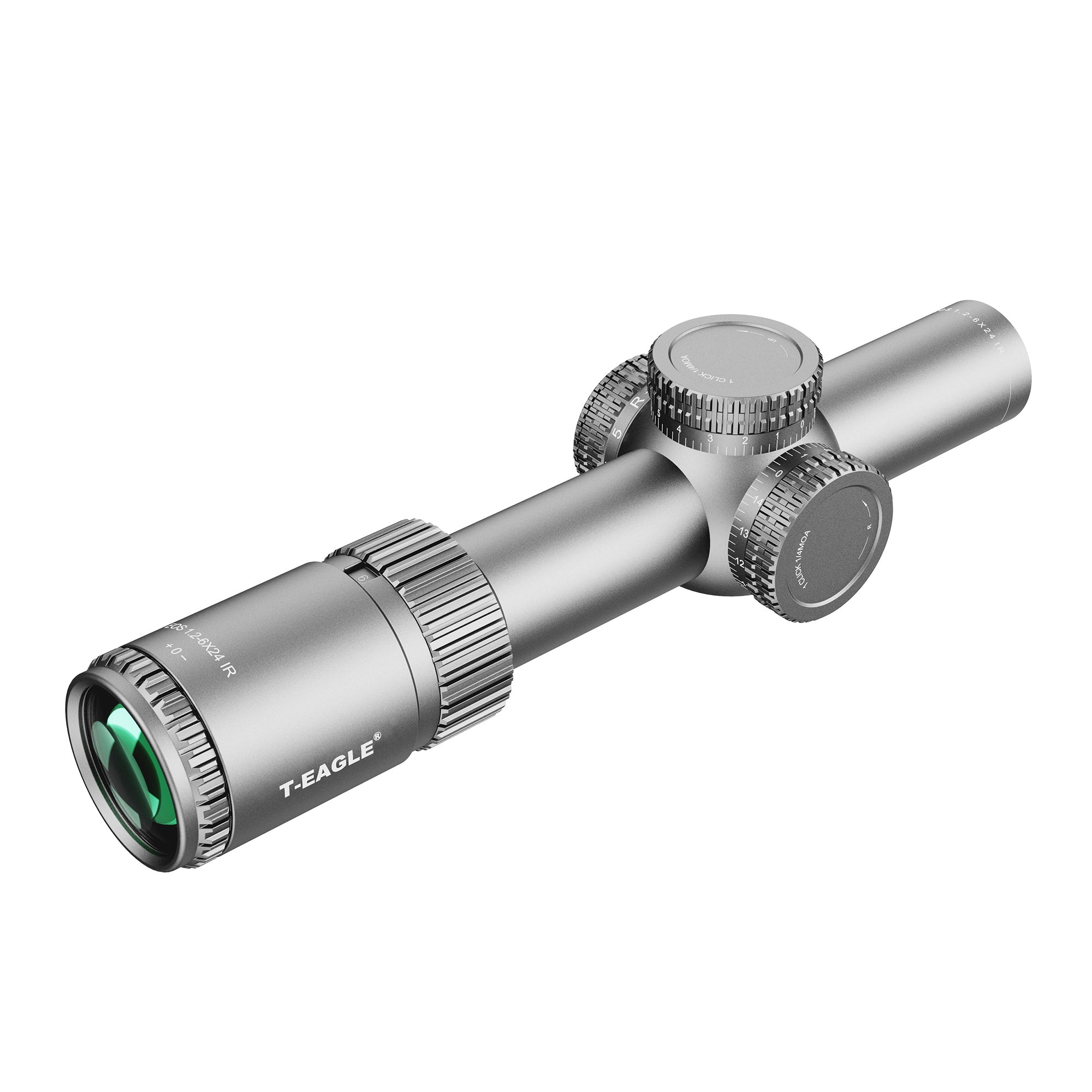 T-EAGLE EOS 1.2-6X24IR-Silver LPVO Riflescope