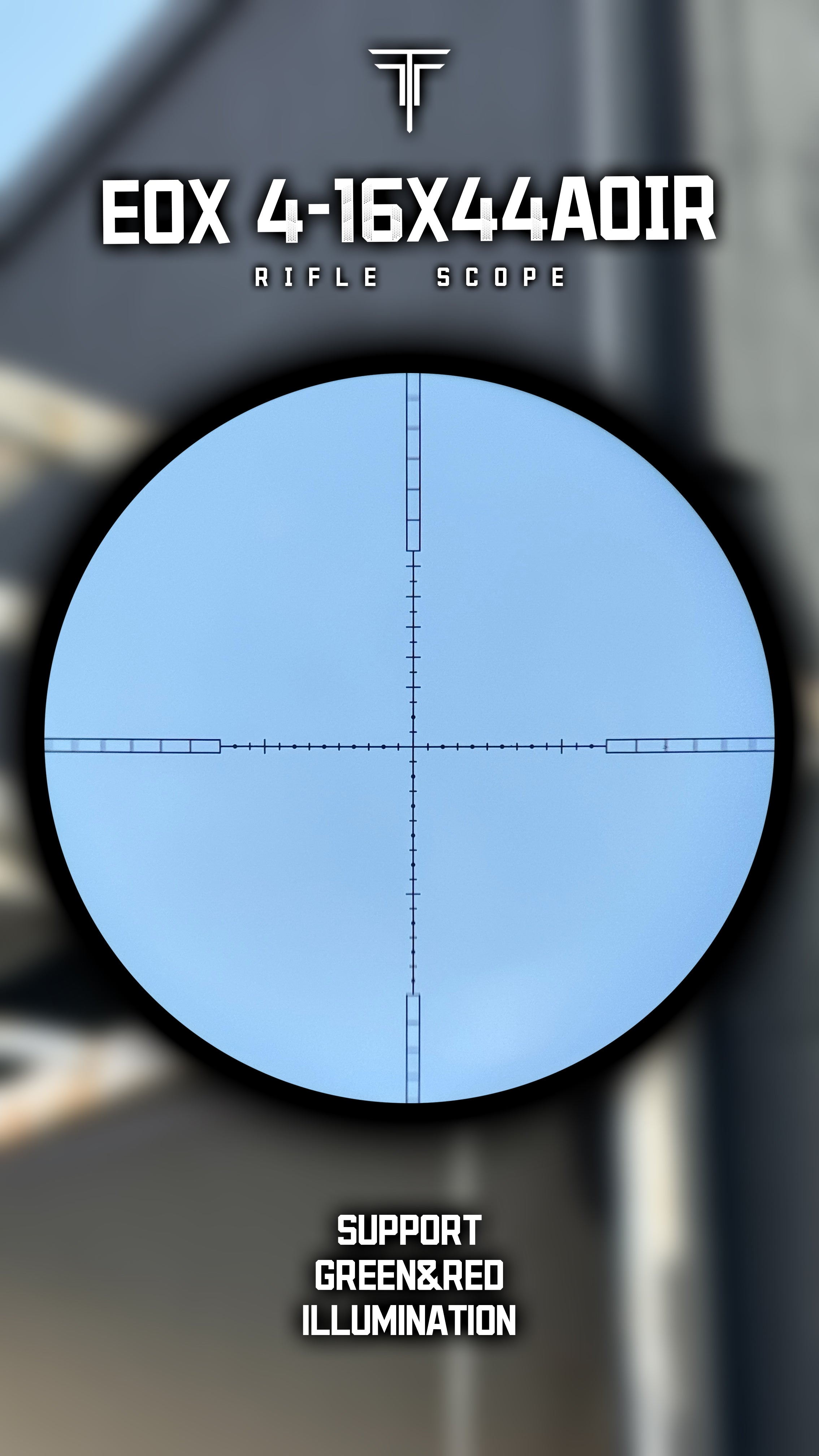 T-Eagle Long Range Riflescope EOX 4-16X44 AO IR