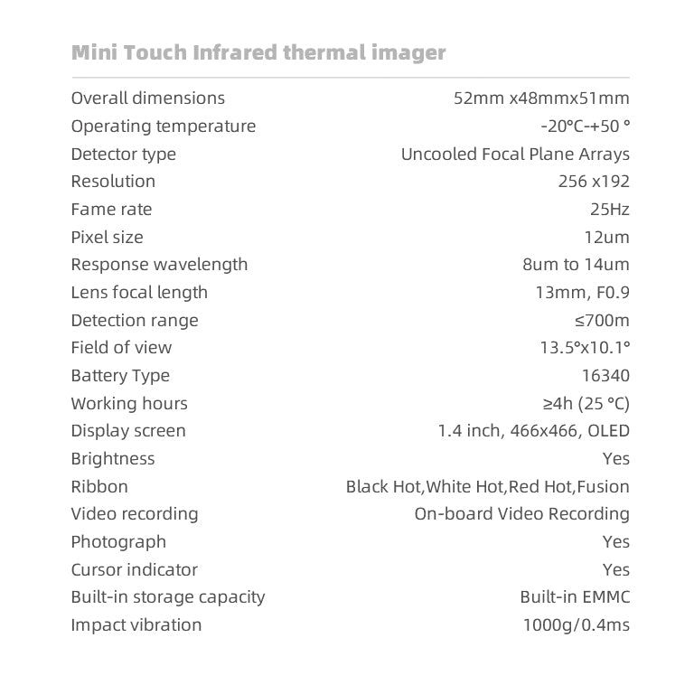 STELLAR T3-MINI Compact Thermal Imaging Scope
