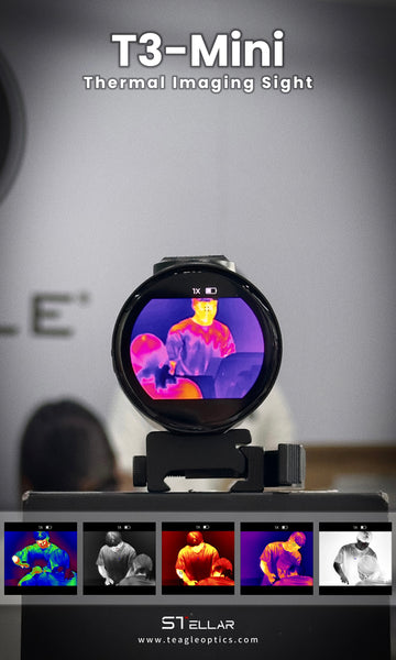 Stellar T3 Mini Thermal Imaging Scope 256×192 High-Definition Infrared Scope Ultralight and Compact Design Suitable for Night Hunting Rifles and Outdoor Patrol